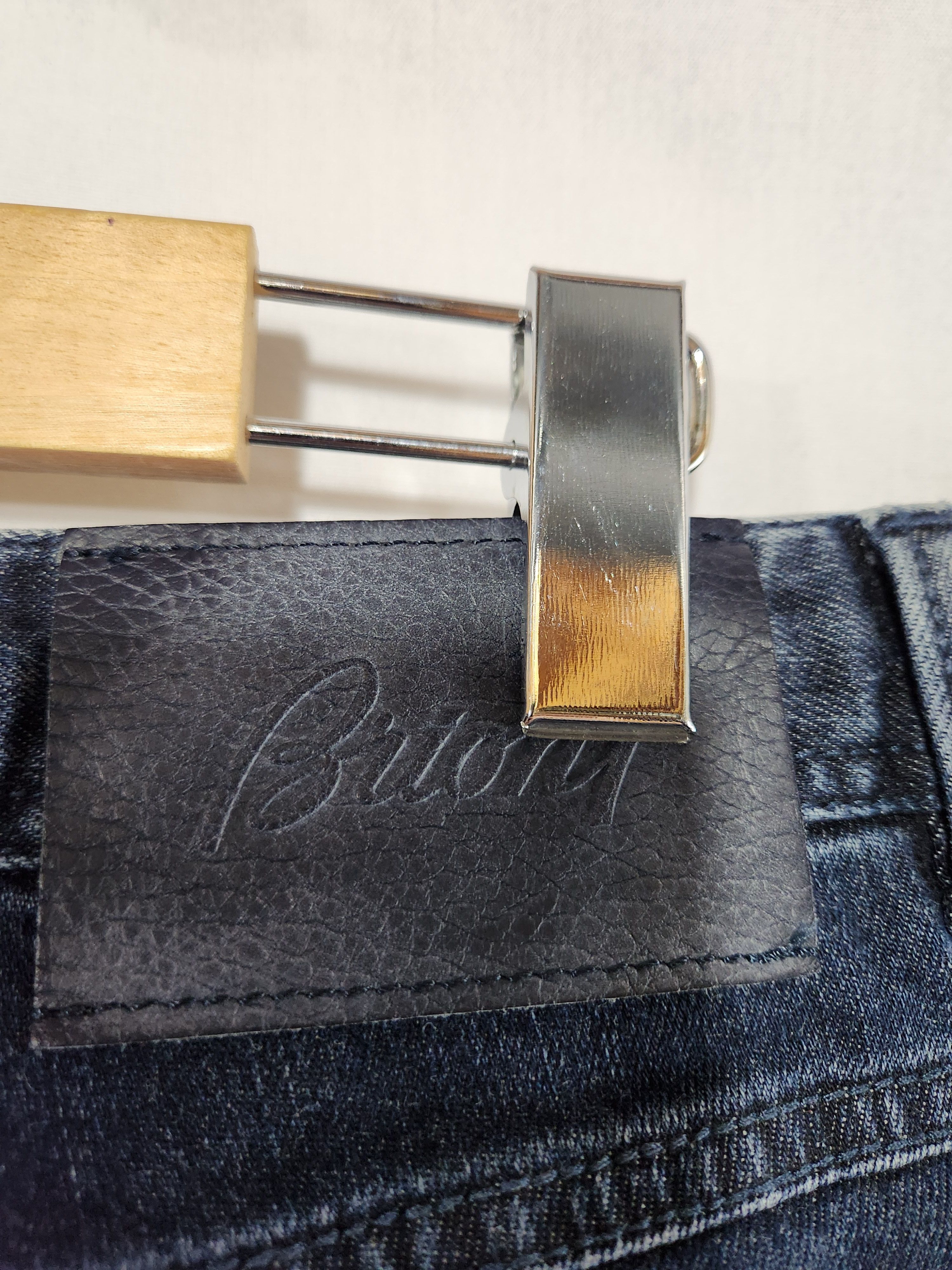 Brioni Stelvio Dark Blue Indigo Cotton Stretch Jeans Size US 44 / EU 60 - 8 Thumbnail