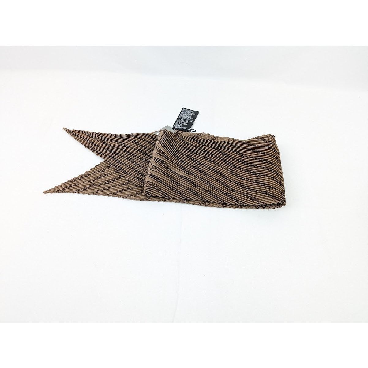 Balenciaga o1rshd1 Size: OS / ST BB Monogram Silk Pilsse in Beige Brown Size ONE SIZE - 6 Thumbnail