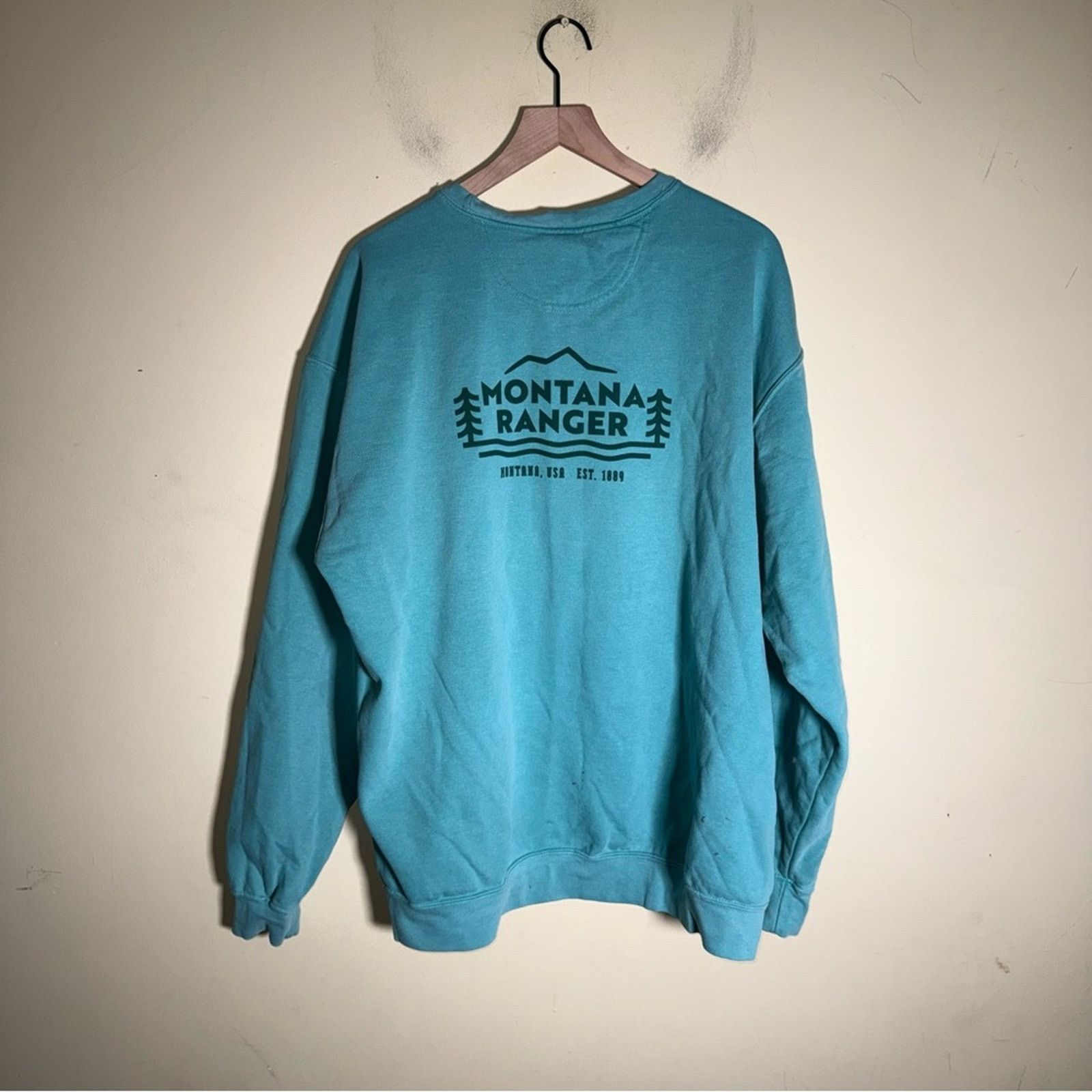 Comfort Colors NWT GLACIER NATIONAL PARK comfort colors sweatshirt 2X Size US XXL / EU 58 / 5 - 5 Thumbnail
