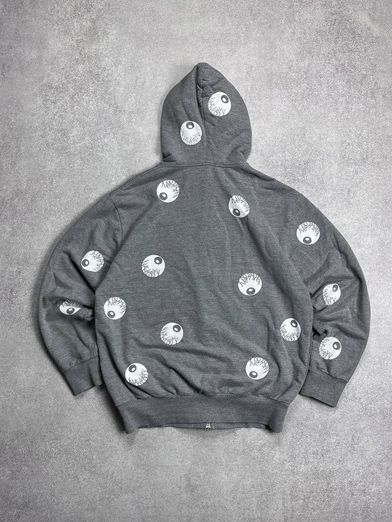 Maharishi × Vintage Vintage Maharishi Eyes Boxy Zip Hoodie Y2K L Size US L / EU 52-54 / 3 - 3 Thumbnail