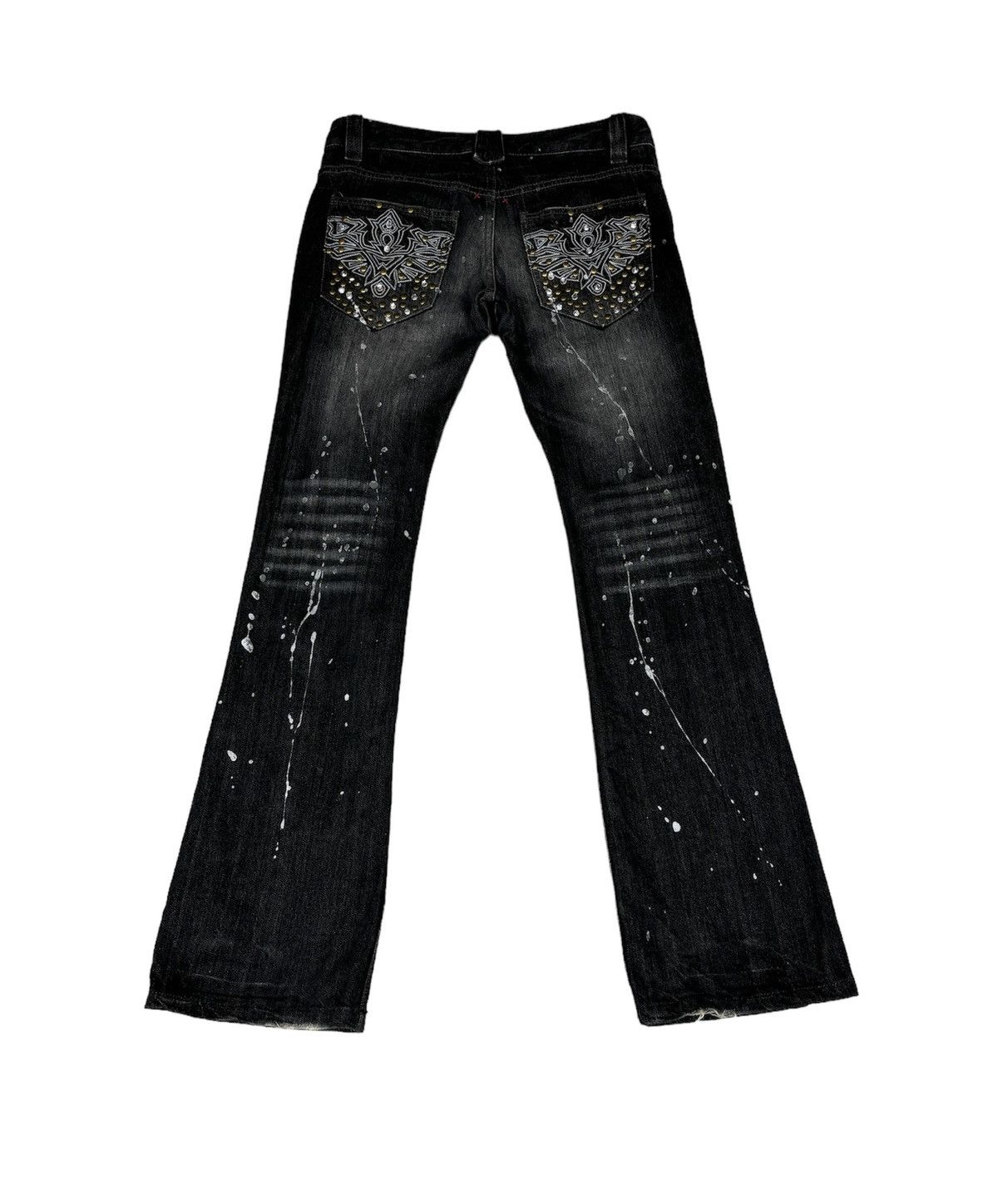 semanticdesign Semantics Design Stud Flared Jeans. S0228 Size 30" / US 8 / IT 44 - 1 Thumbnail