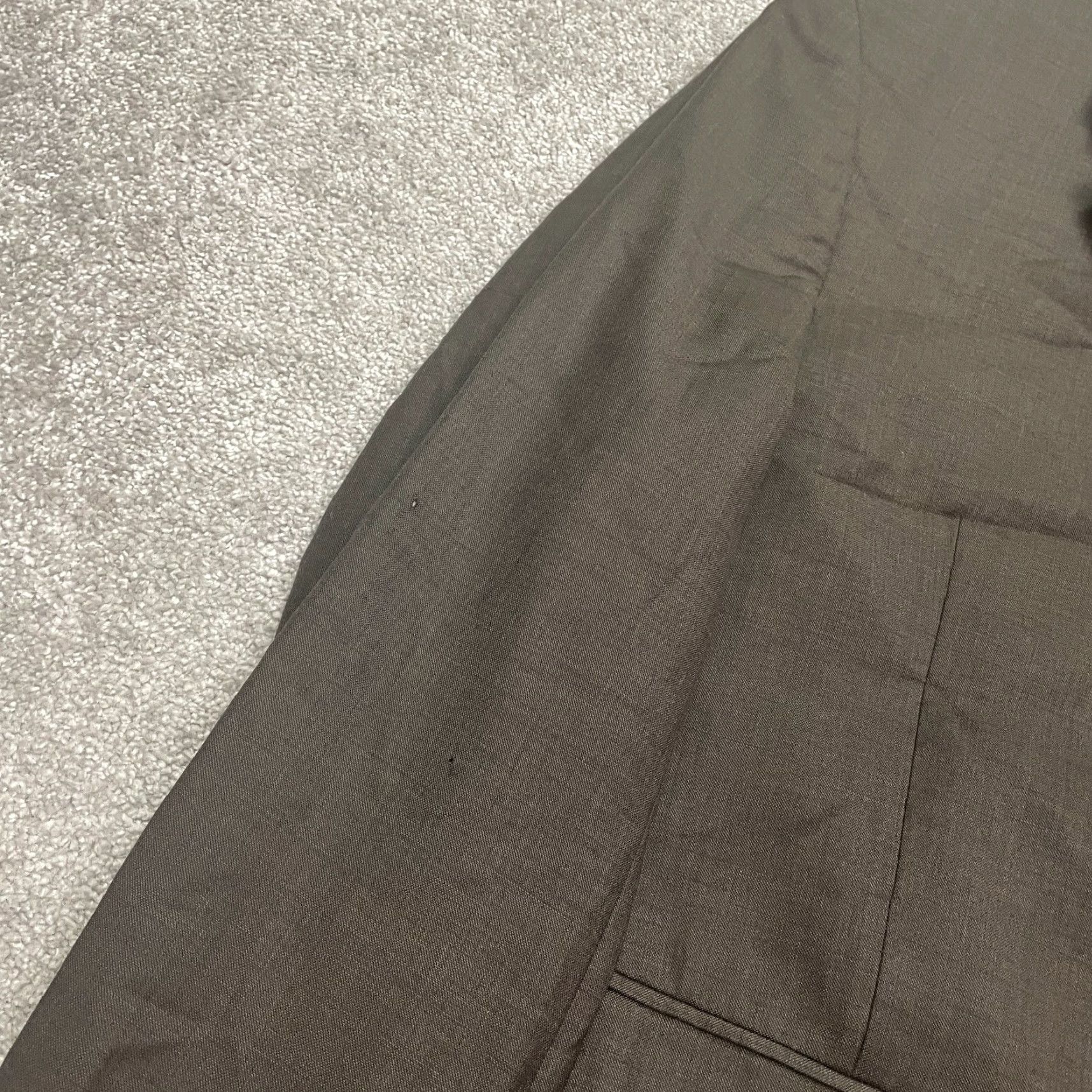 Ralph Lauren Lauren Ralph Lauren Lord & Taylor Blazer 46R Dark Brown Wool Suit Jacket Mens Size 46R - 3 Thumbnail