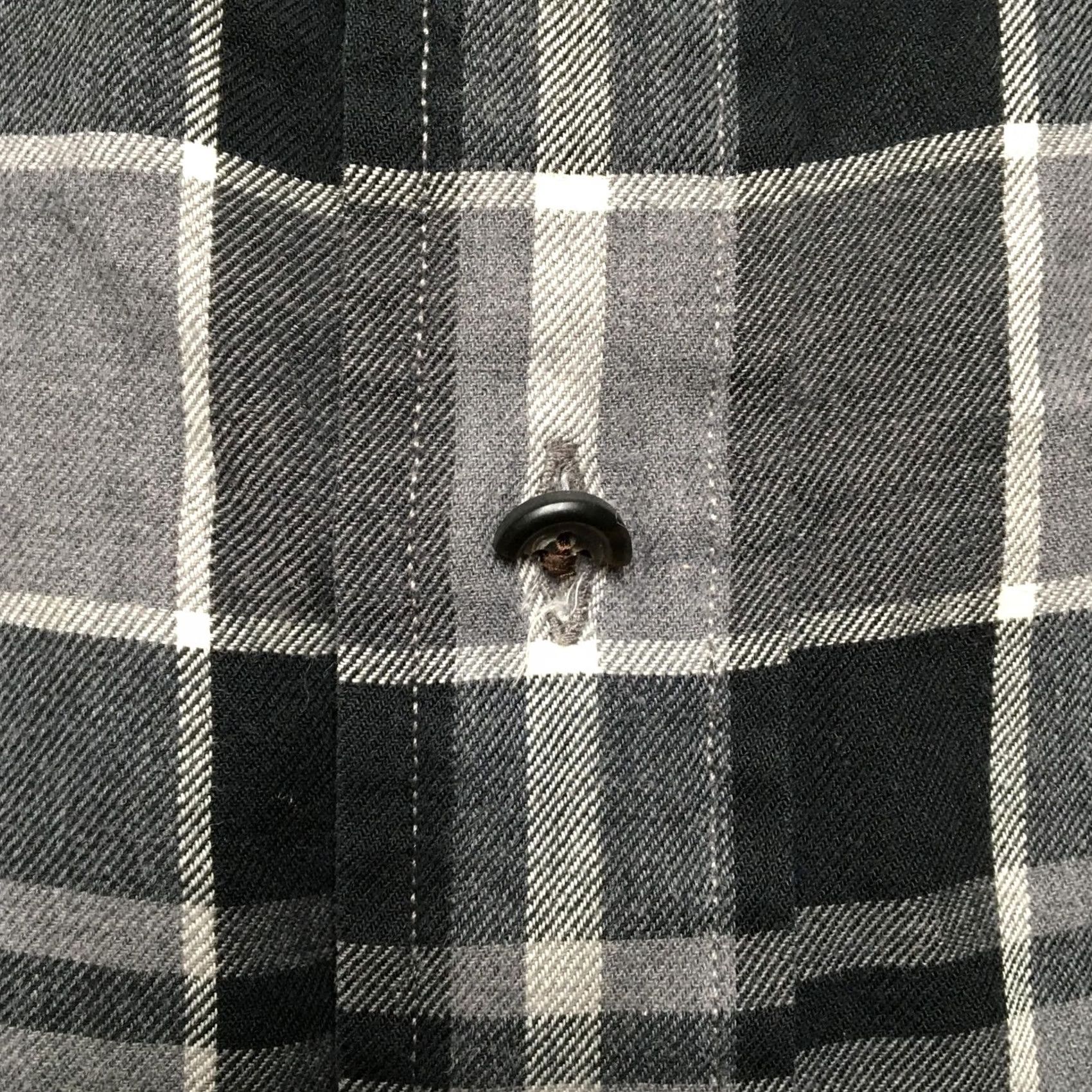 Polo Ralph Lauren Polo by Ralph Lauren Halpern Shirt Mens XL Gray Plaid Flannel Button Down Casual Size US XL / EU 56 / 4 - 4 Thumbnail