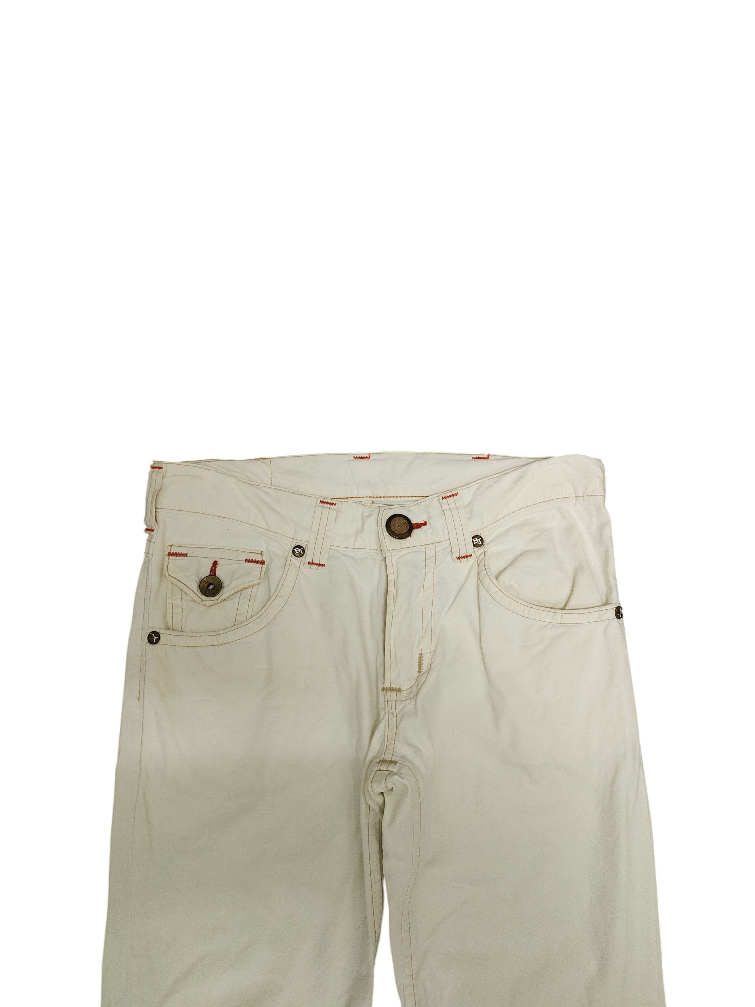 If Six Was Nine Flare Jeans Edwin Blue Trip White Denim Bootcut BT5012 Size US 30 / EU 46 - 9 Thumbnail