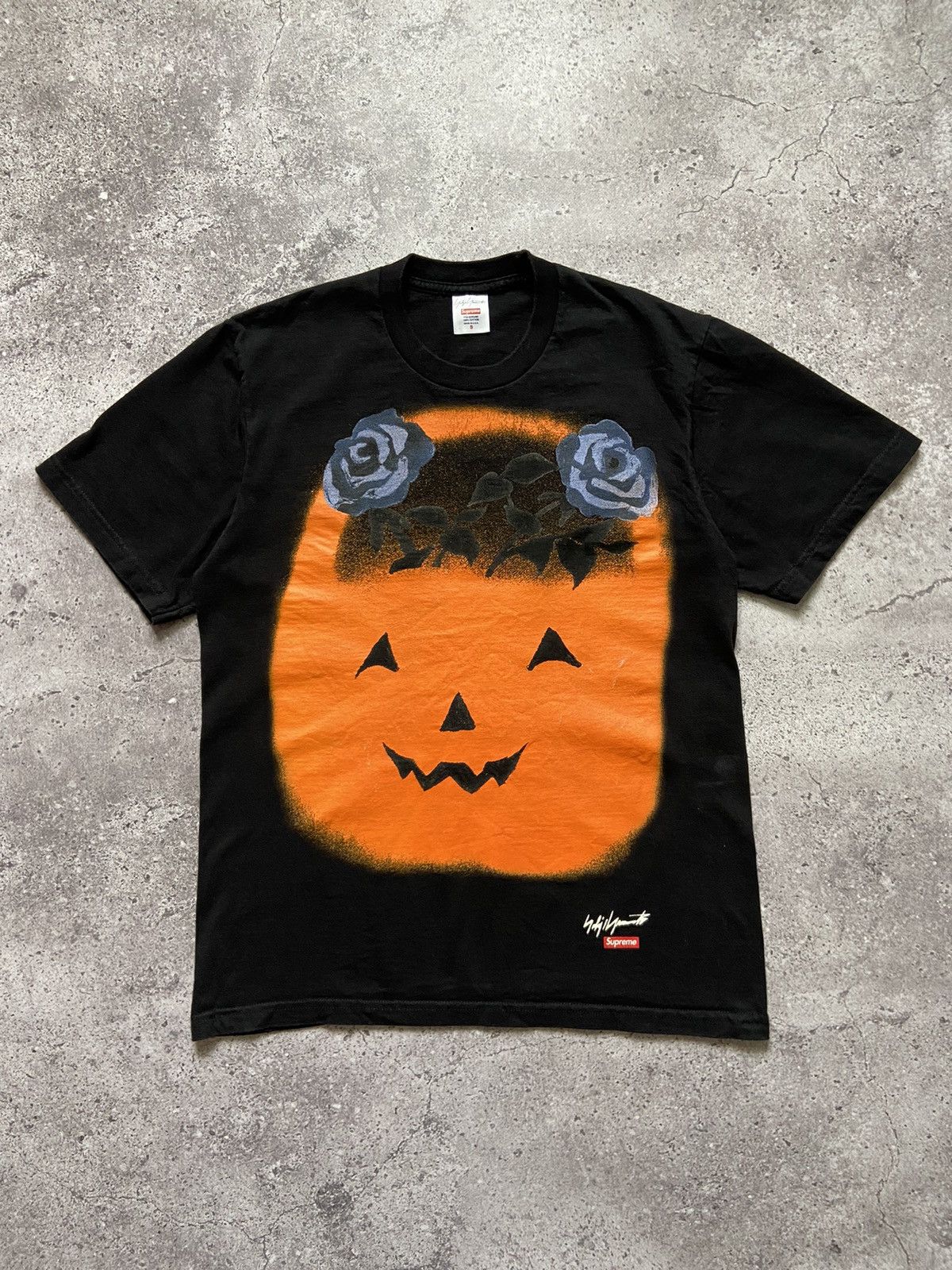 Supreme × Yohji Yamamoto Supreme Yohji Yamamoto Pumpkin Tee Black Size S Size US S / EU 44-46 / 1 - 1 Thumbnail