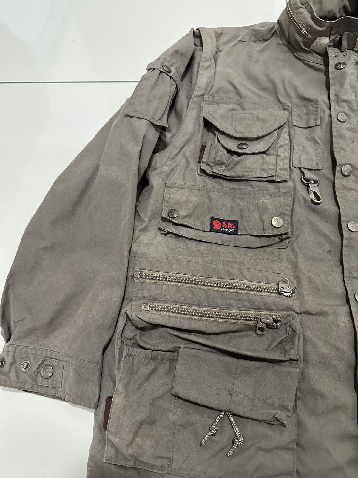 Fjallraven Vintage Fjallraven Survival Jacket Multi pocket hunting Size US S / EU 44-46 / 1 - 4 Thumbnail