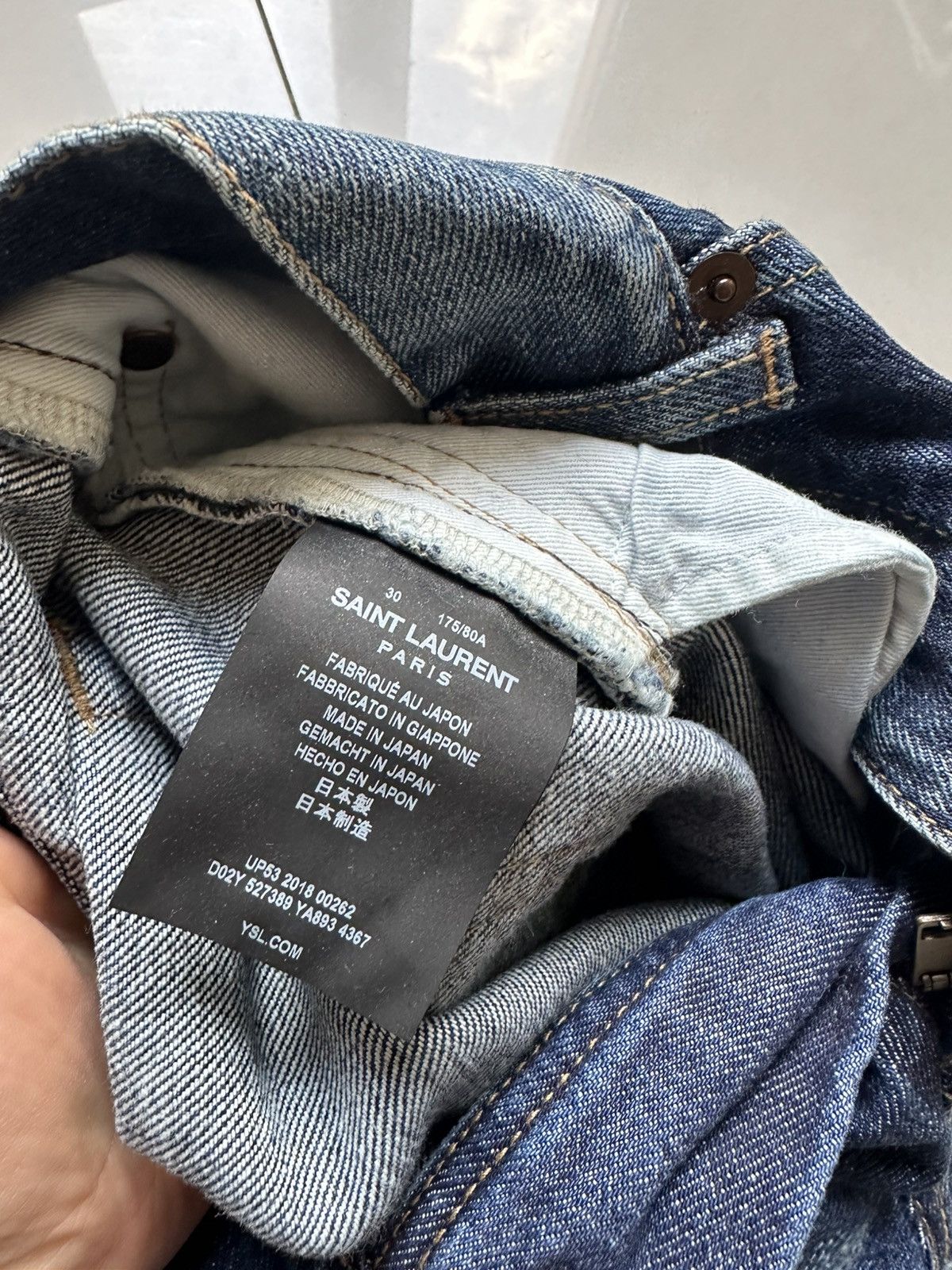 Saint Laurent Paris Saint Laurent Denim Size US 30 / EU 46 - 4 Thumbnail