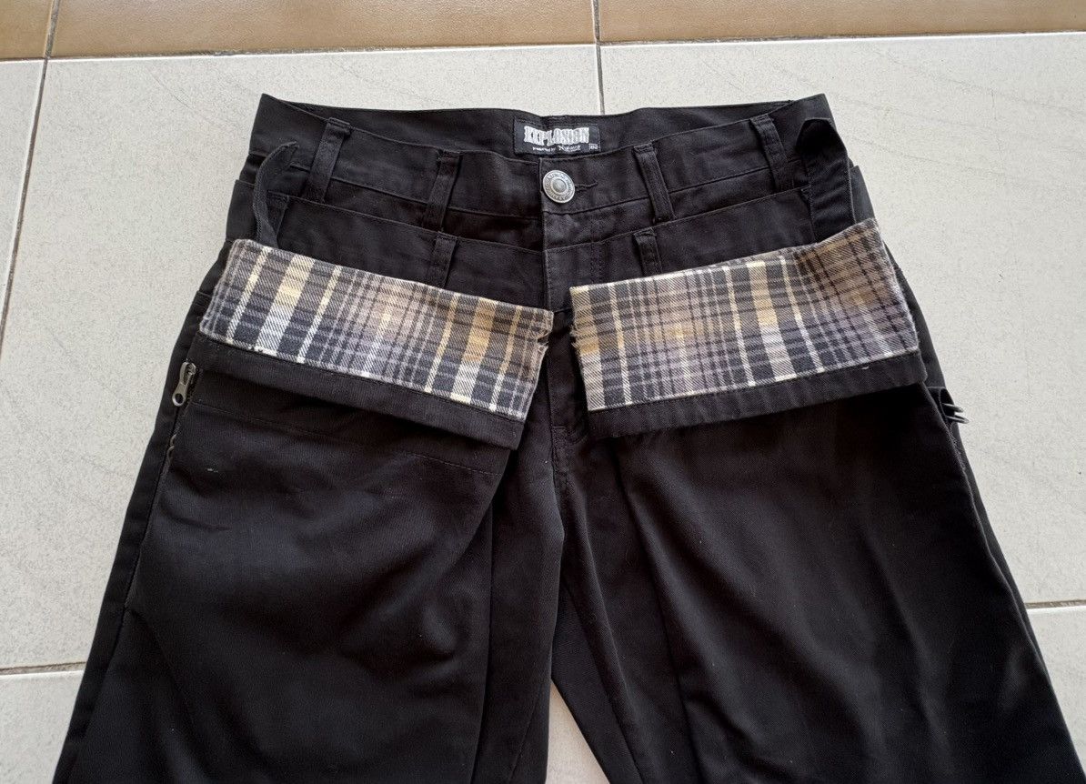 Japanese Brand Japanese High Quality Streetwear Double Waist Denim Size US 31 - 17 Thumbnail