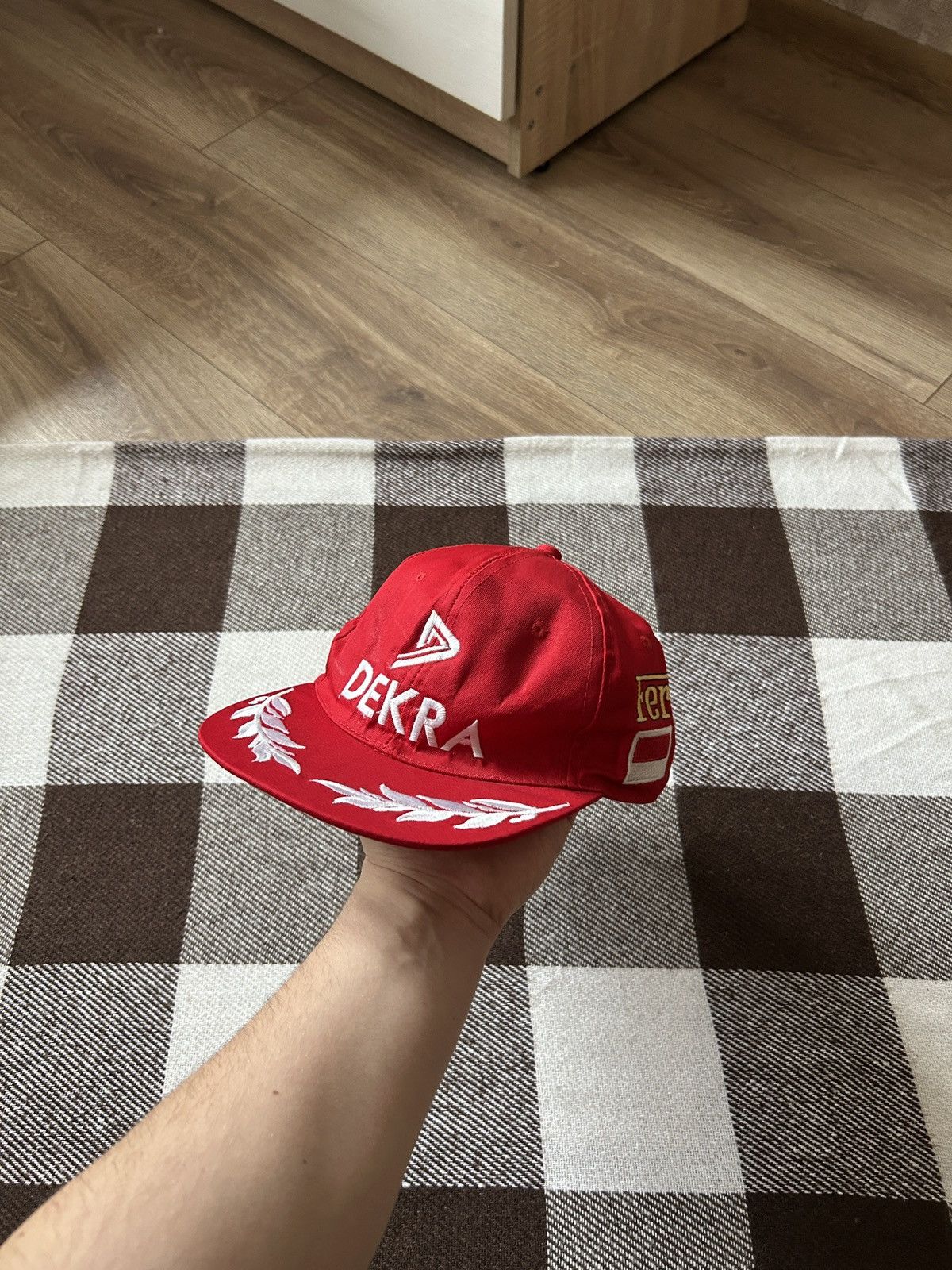 Ferrari × Vintage Vintage Ferrari Dekra big logo racing y2k nascar mens Size ONE SIZE - 1 Thumbnail