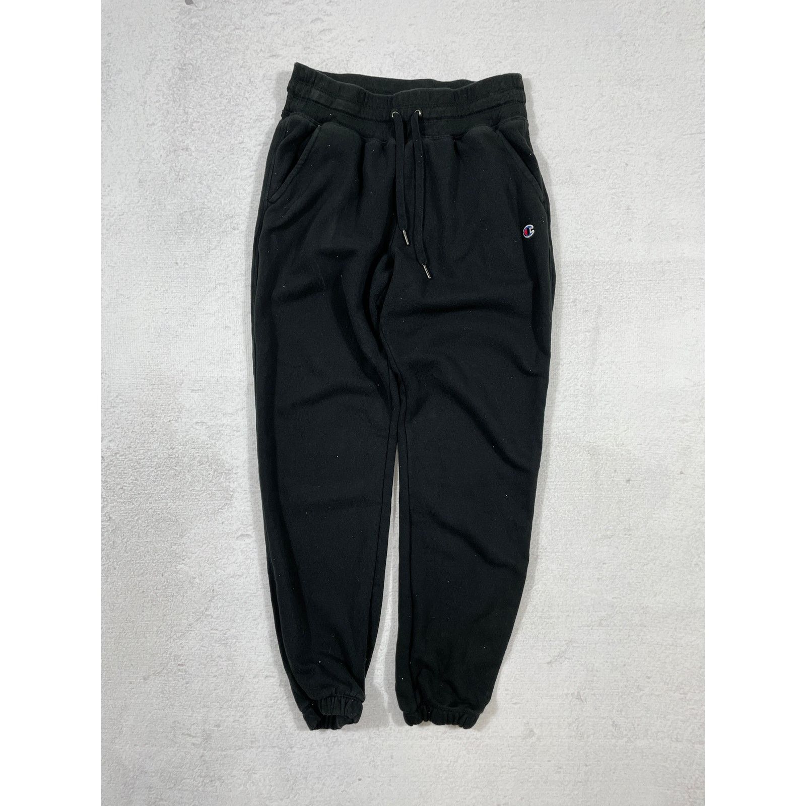 Champion Vintage Champion Cuffed Black Sweatpants - Men's Small Size US 29 - 1 Thumbnail