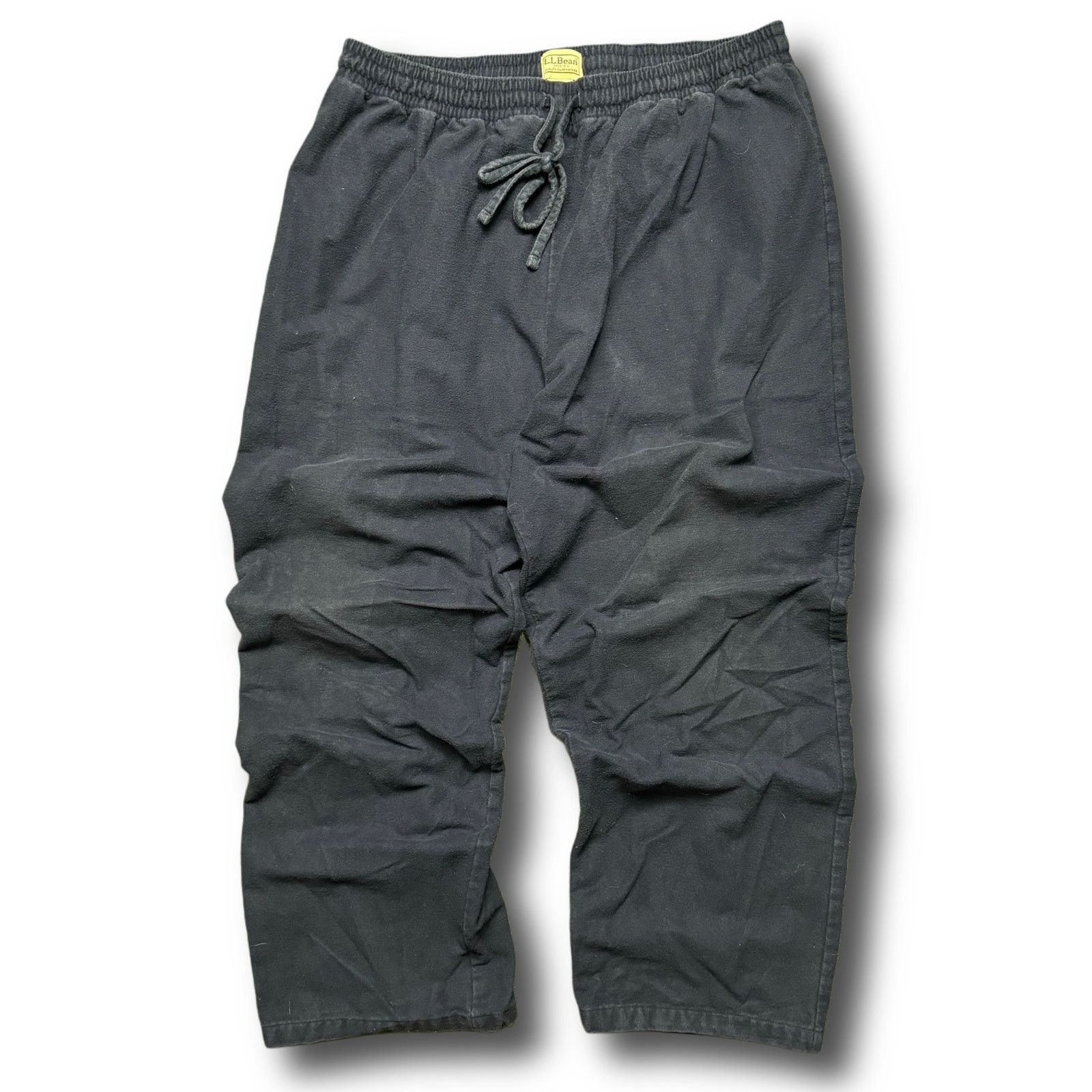 L.L. Bean LL Bean Navy Blue Casual Cotton Adjustable Waist Sweatpants Size US 32 / EU 48 - 1 Thumbnail
