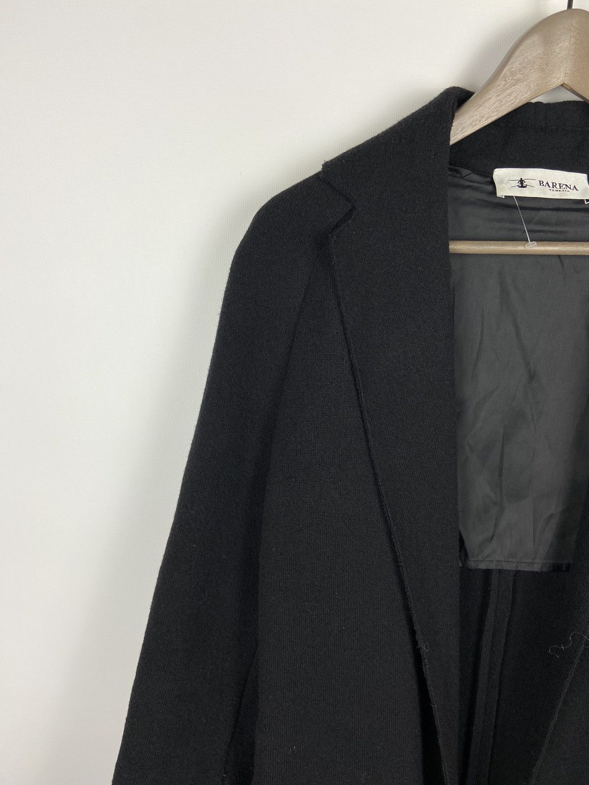 Barena Barena Venezia Black Womens Open Coat Luxury Size S / US 4 / IT 40 - 3 Thumbnail