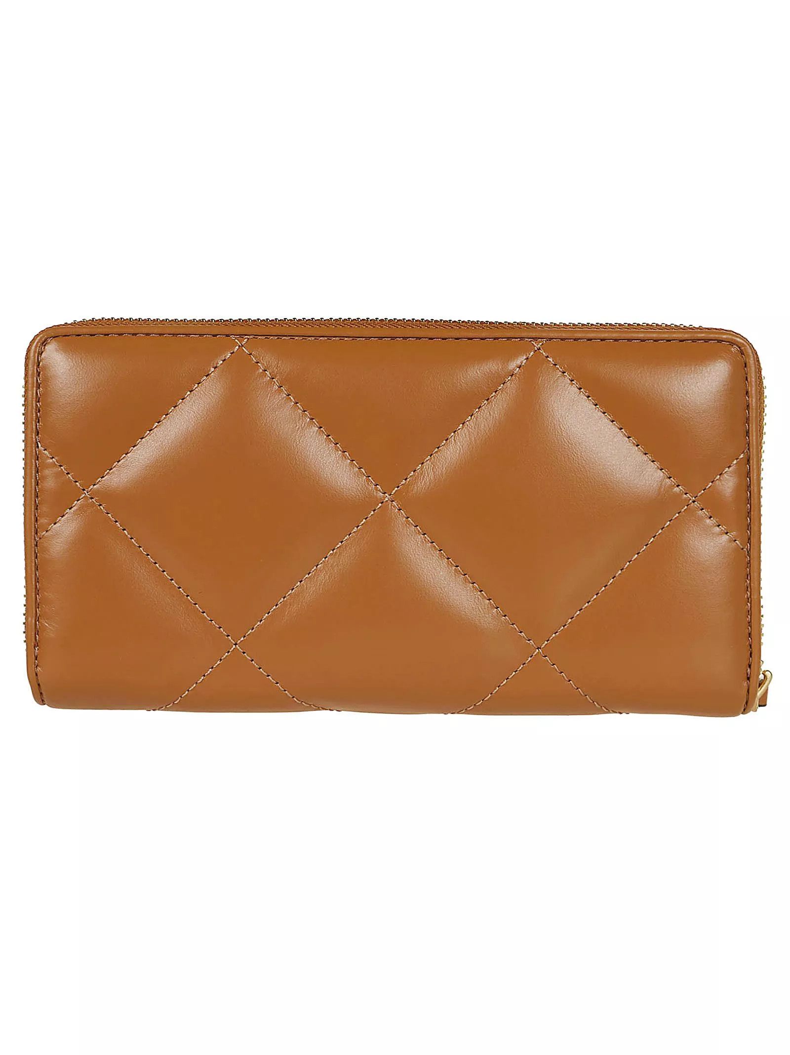 Tory Burch o1s22i1n1024 Size: OS / Quilted Continental Wallet in Brown Size ONE SIZE - 2 Thumbnail