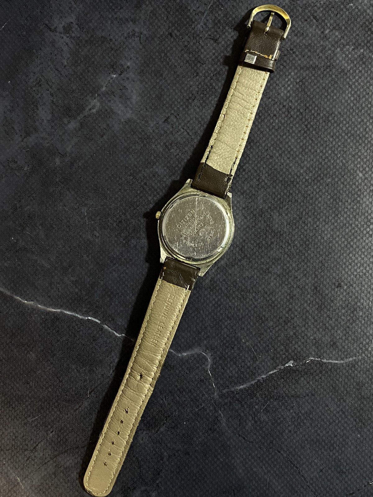 Citizen × Vintage Vintage Citizen Leather Strap Watch Japanese Brand Size ONE SIZE - 8 Thumbnail