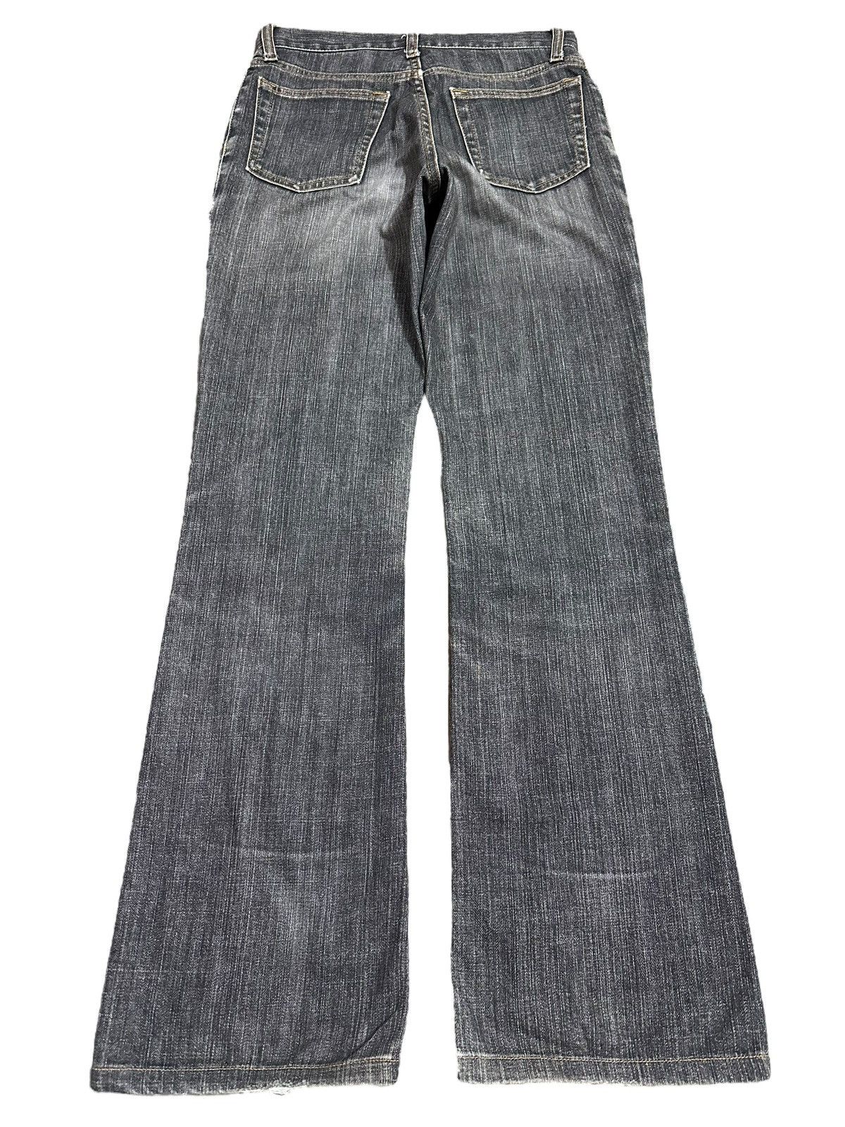 Uniqlo Vintage Japanese Uniqlo Faded Wash Distress Bootcut Jeans Size 27" / US 4 / IT 40 - 2 Thumbnail
