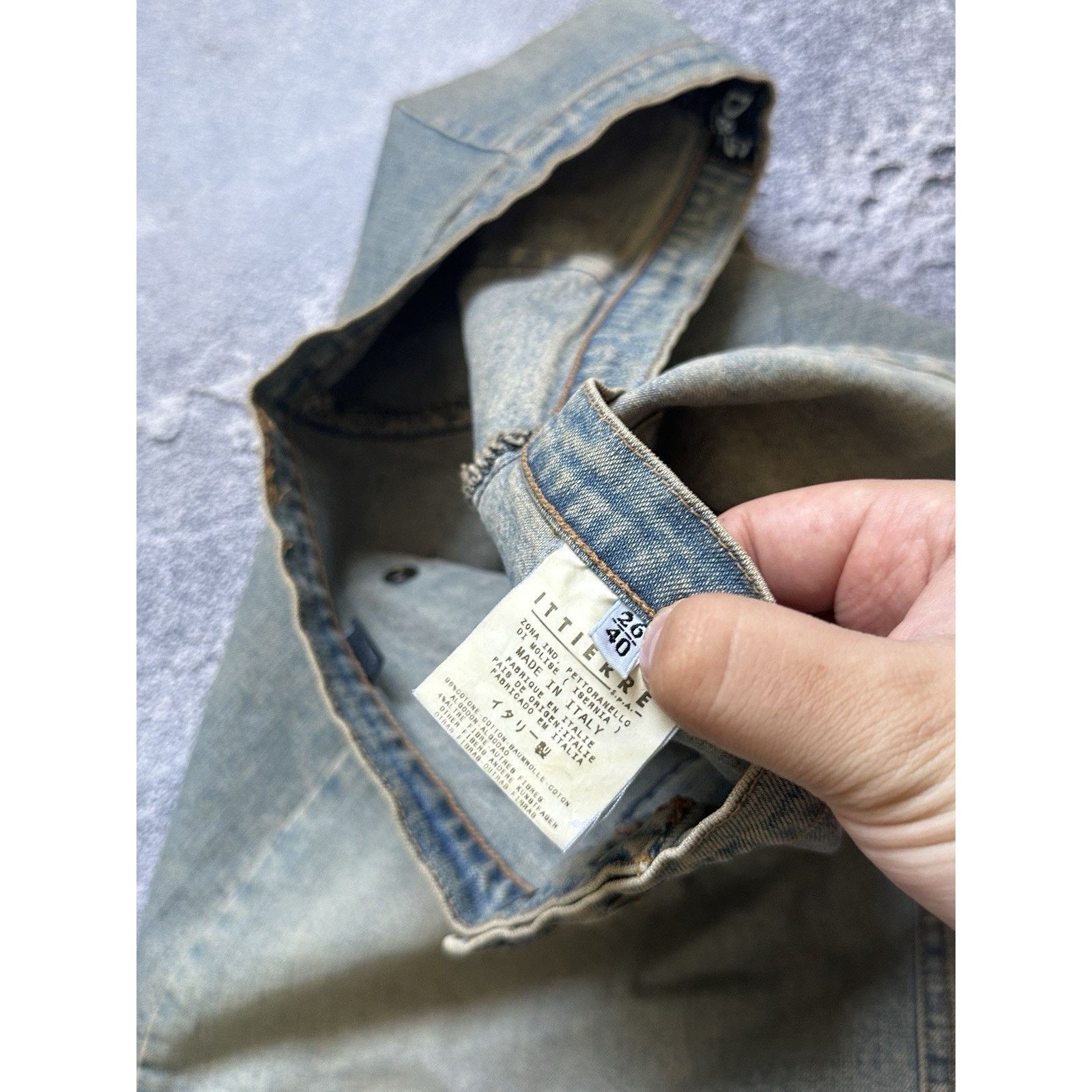 Dolce & Gabbana Vintage 90’s Dolce & Gabbana Y2k Wash Denim Pocket Skirt Size 29" - 4 Thumbnail