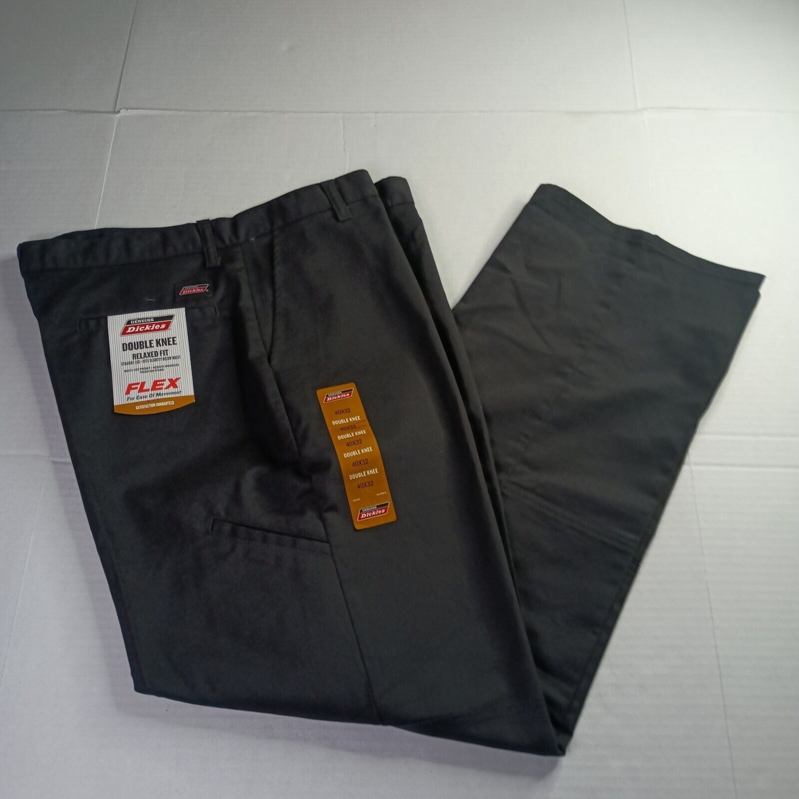 Dickies Dickies Relaxed Fit Double Knee Work Pants Men's 40x32 Black Size US 40 / EU 56 - 1 Thumbnail