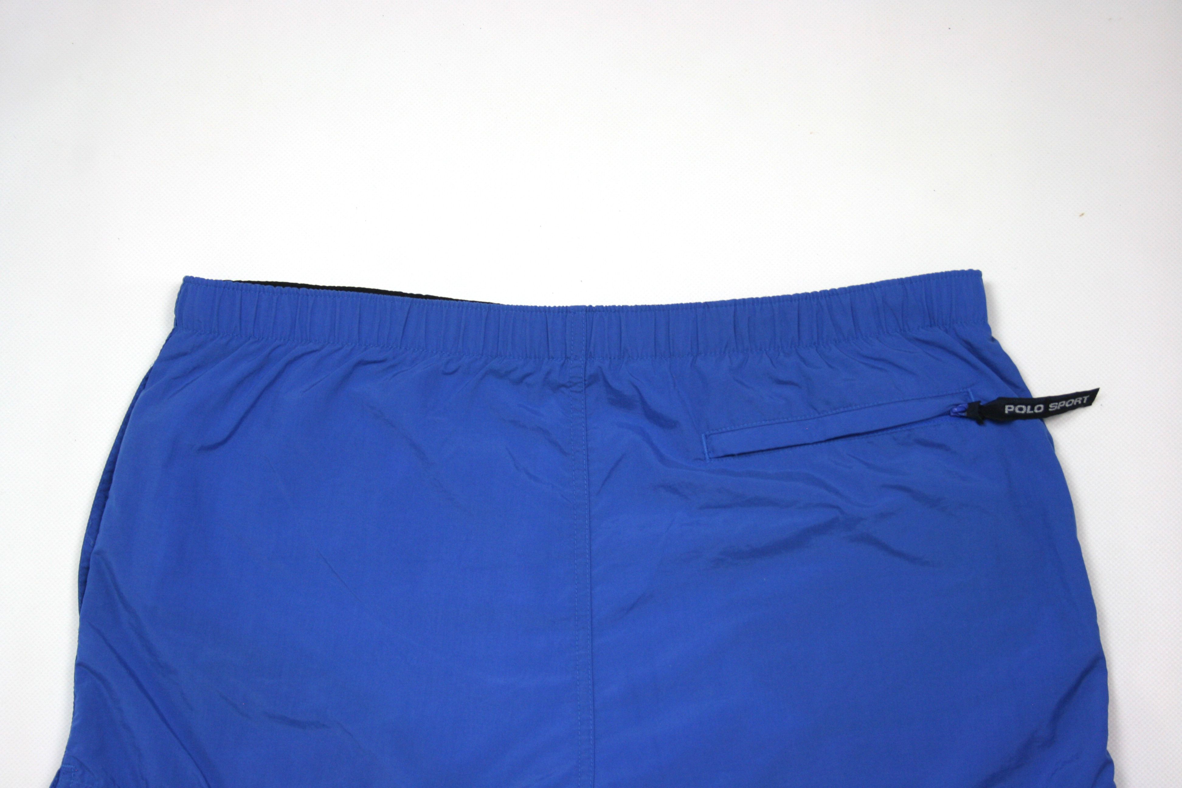 Polo Ralph Lauren 90S Polo Sport Logo Nylon Swim Shorts Vintage Size US 30 / EU 46 - 5 Thumbnail