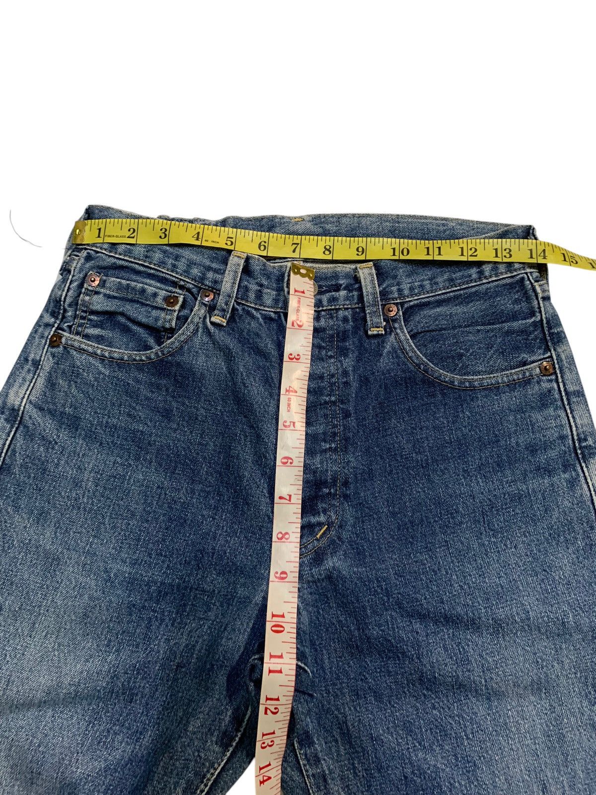 Levi's VINTAGE LEVIS 503B SELVEDGE BIG E FADED DISTRESSED DENIM Size US 28 / EU 44 - 20 Thumbnail