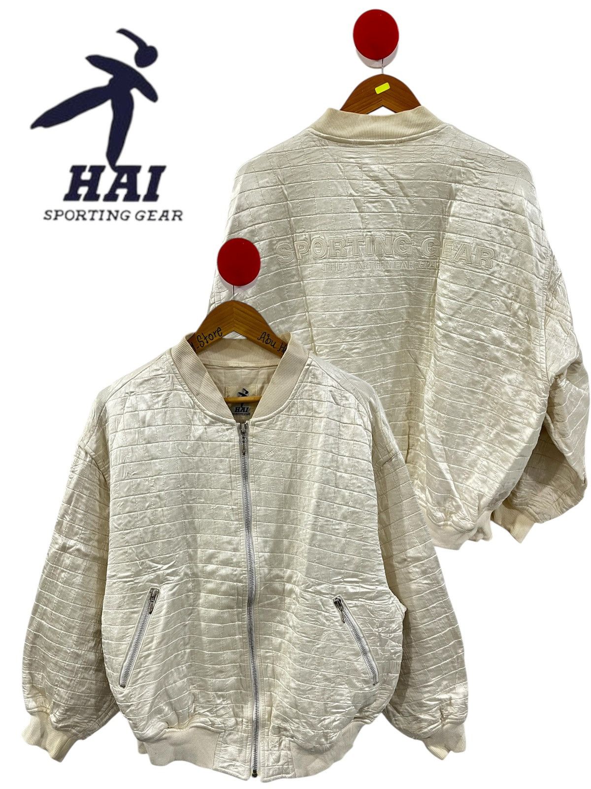 Hai Sporting Gear Hai Sporting Gear By Issey Miyake Zipper Bomber Jacket Size US M / EU 48-50 / 2 - 1 Thumbnail