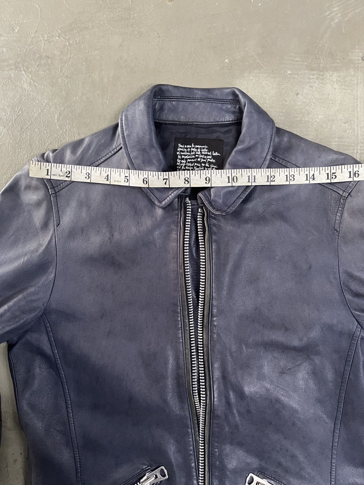KMRii Nano Universe Archive Goat Leather Biker Jacket Punk Size US M / EU 48-50 / 2 - 18 Thumbnail
