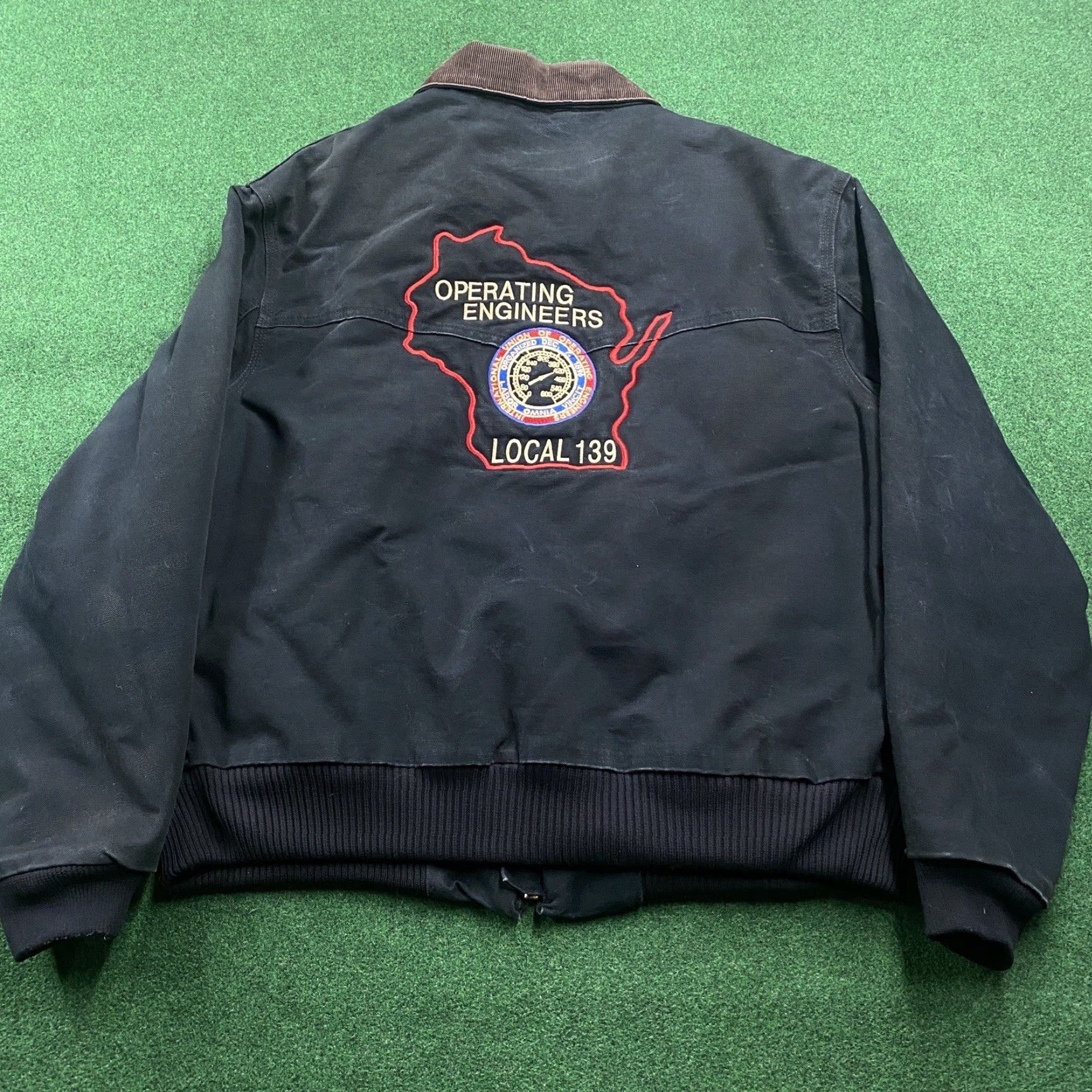 Carhartt VINTAGE Carhartt Jacket Mens XL Green 90s Quilted Lined USA MADE Size US XL / EU 56 / 4 - 3 Thumbnail