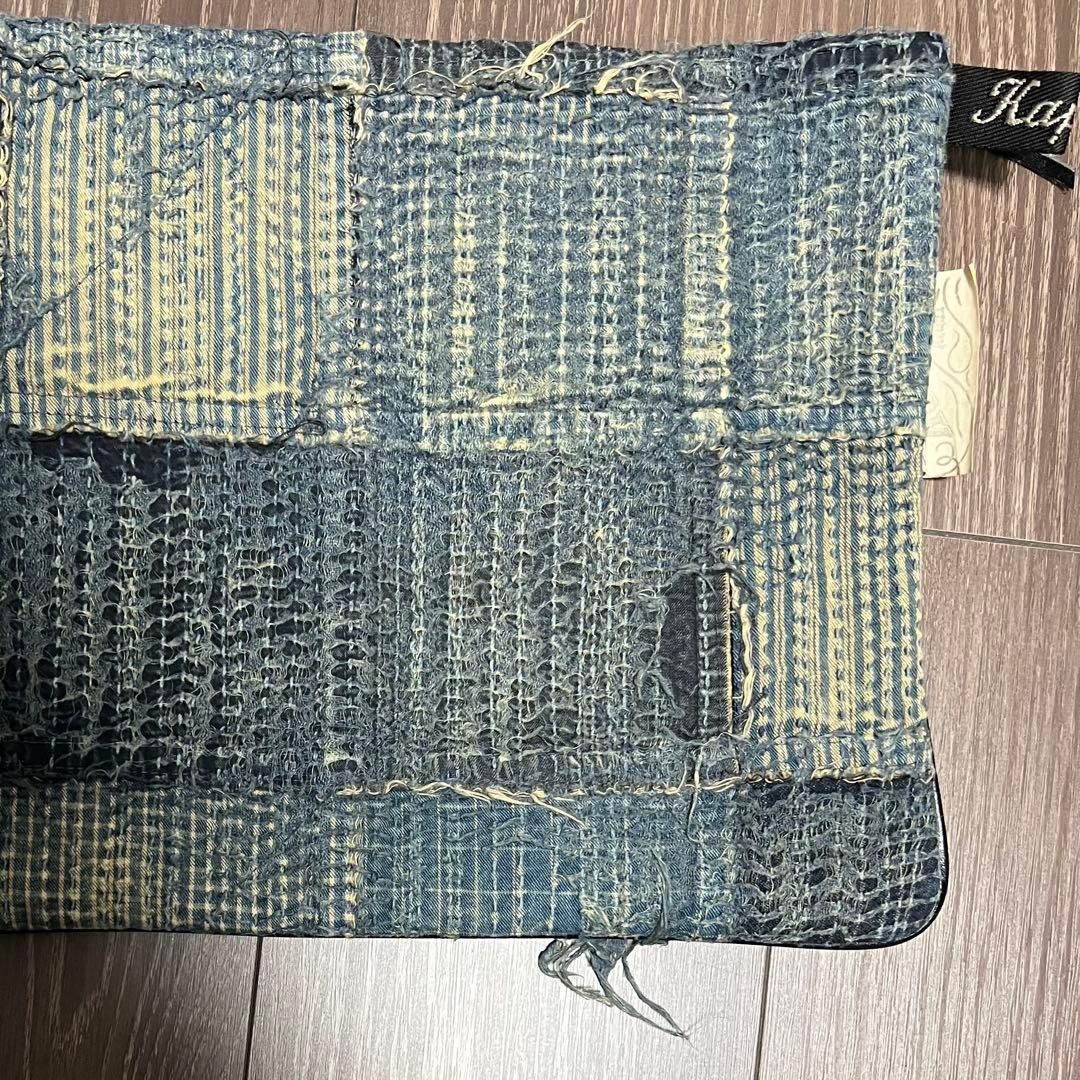 Kapital Kountry Boro Patchwork Denim Clutch Bag Size ONE SIZE - 9 Thumbnail