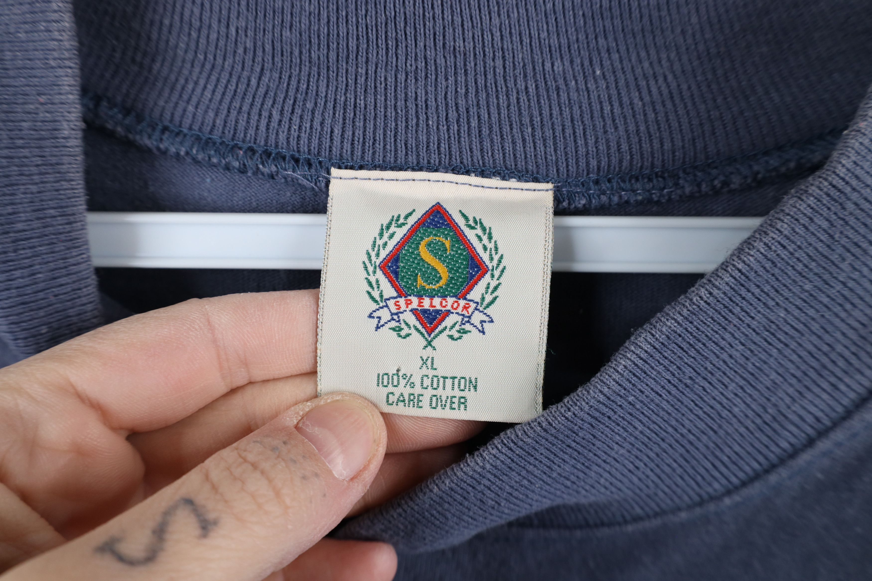 Vintage Vintage 90s Eriksen Lodge Mock Neck Long Sleeve T-Shirt USA Size US XL / EU 56 / 4 - 7 Thumbnail
