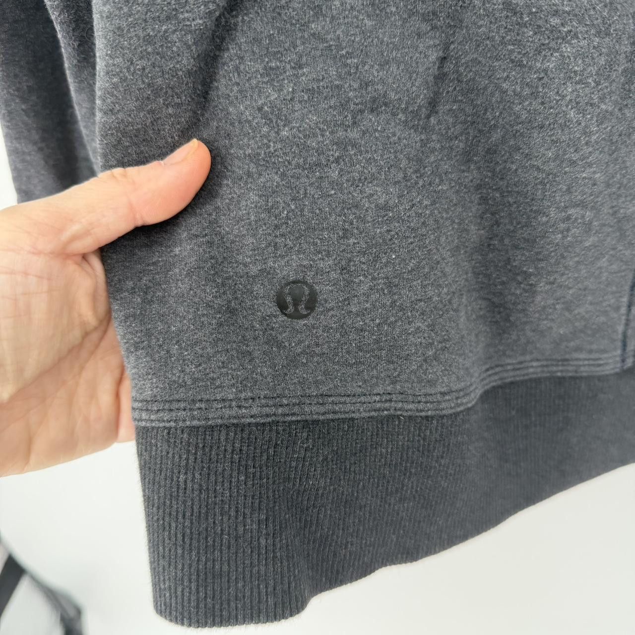 Lululemon Lululemon Women Charcoal Cowl Neck Size L / US 10 / IT 46 - 4 Thumbnail