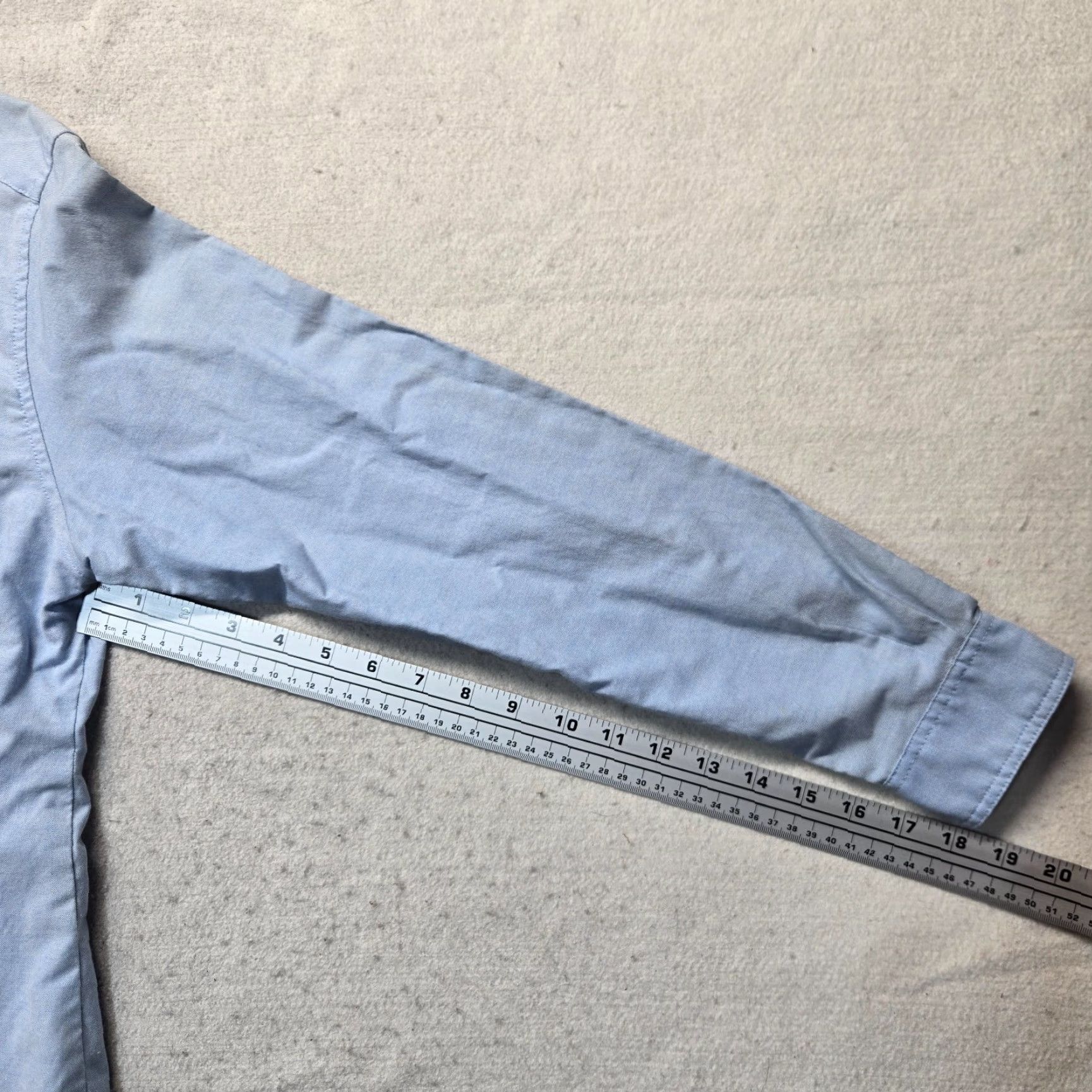 Vintage C.G. Designs Solid Blue Button Up Long Sleeve Shirt Adult Women Size 13 / 14 Shirt Women Blue 14's Womens Size XL / US 12-14 / IT 48-50 - 5 Thumbnail
