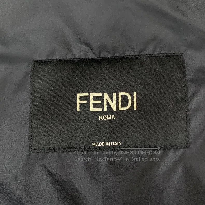 Fendi Fendi Black Lining Logo Full Print Hooded Long Sleeve Down Size US M / EU 48-50 / 2 - 5 Thumbnail