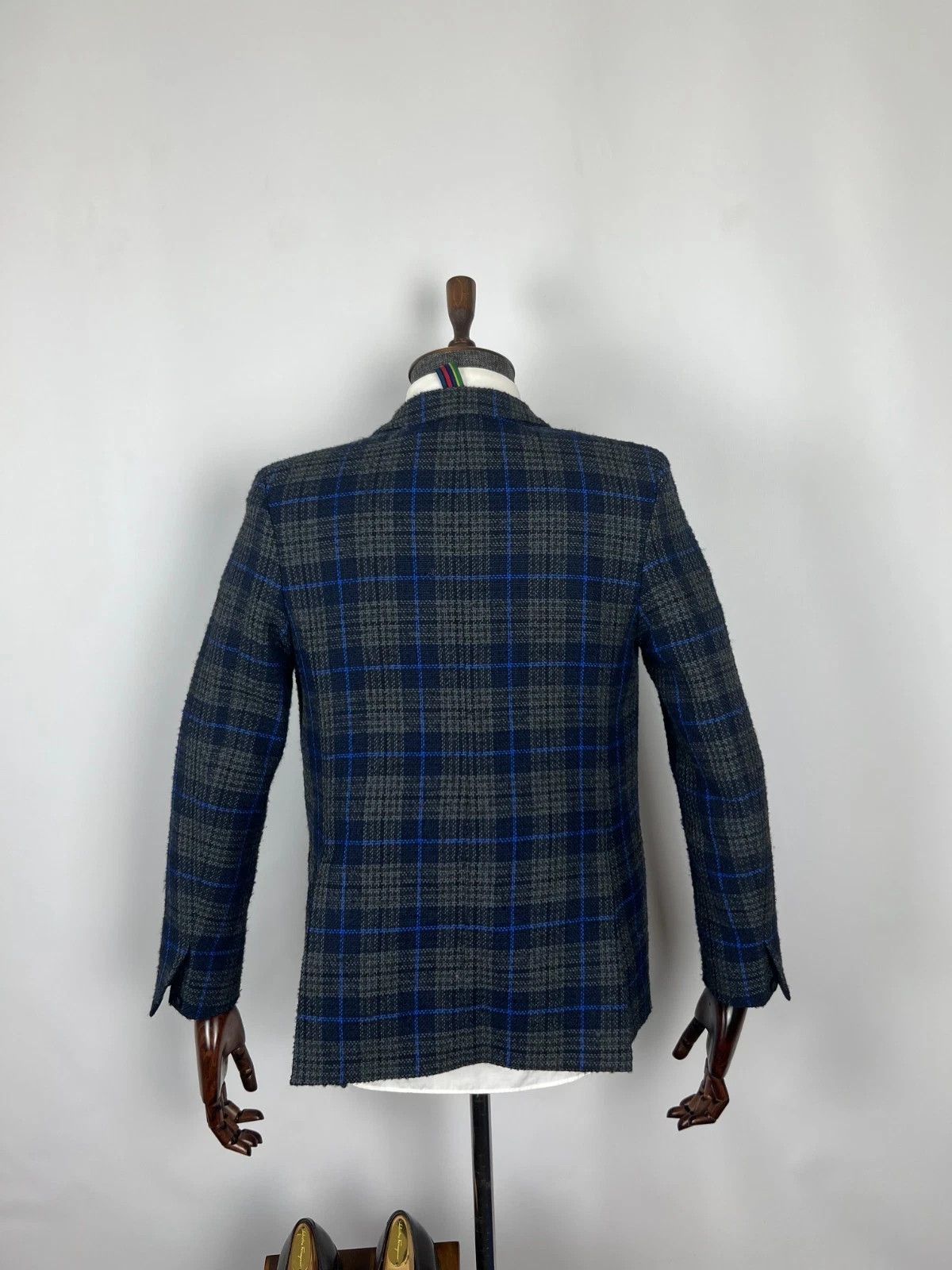 Paul Smith Paul Smith Double Breasted Plaid Blazer Jacket Size 36R - 8 Thumbnail