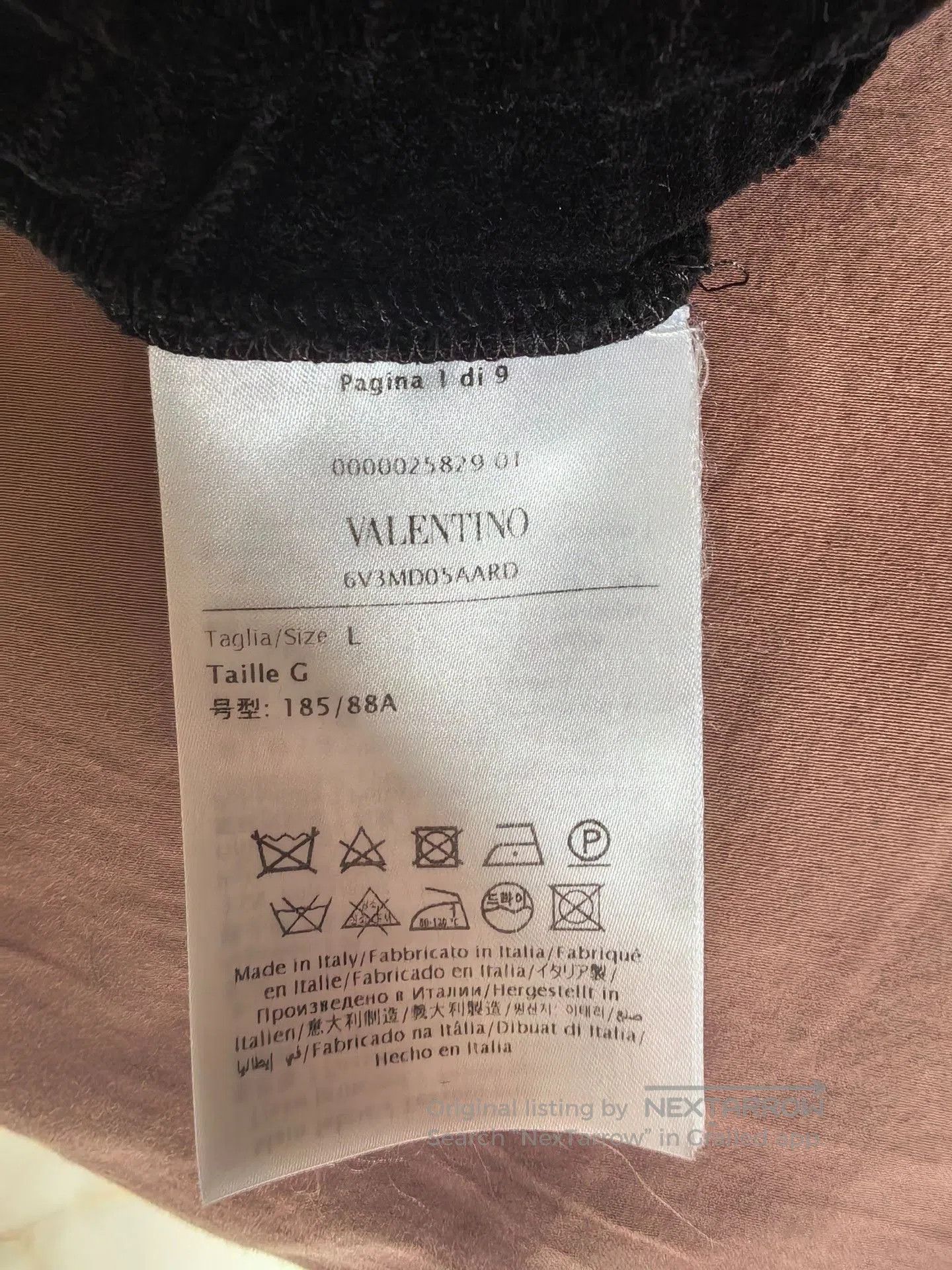 Valentino Valentino Black Velvet Casual Pants. Size 37" - 2 Thumbnail