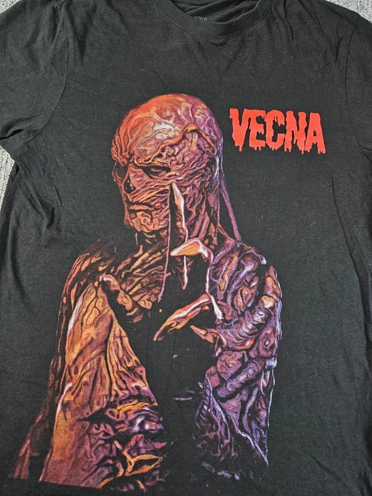 Other Stranger Things Vecna Graphic Tee Women S Black Season 4 Size S / US 4 / IT 40 - 2 Thumbnail