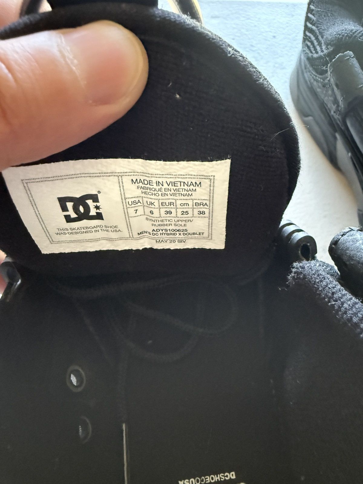 Doublet DC Shoes X Doublet Hybrid Triple Black 🏴 Size US 6 / EU 39 - 7 Thumbnail
