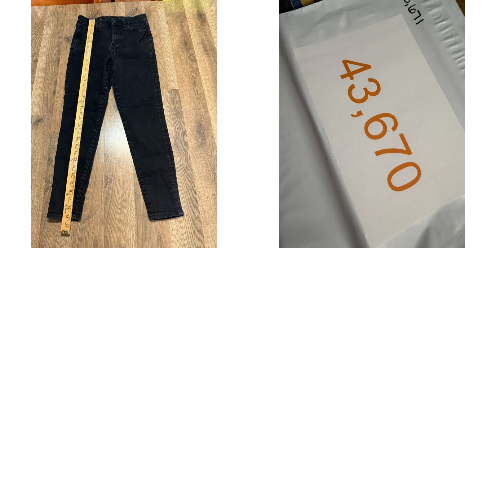 American Eagle Outfitters VINTAGE? (No) American Eagle Outfitters Jeans Women's Size 6 Black Skinny High Rise Dark Wash Jeans Size 28" / US 6 / IT 42 - 9 Thumbnail