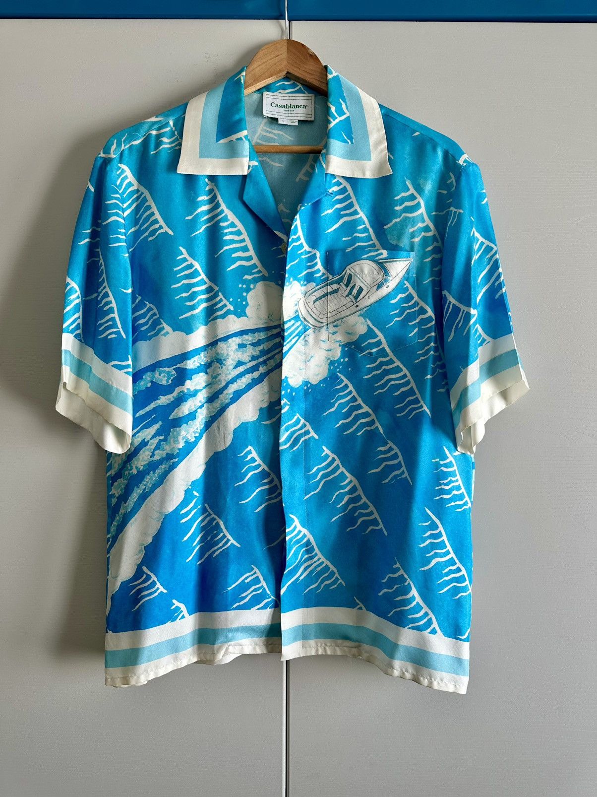 SS20 “Só Alegria!” Sillage Boat Print Silk Shirt