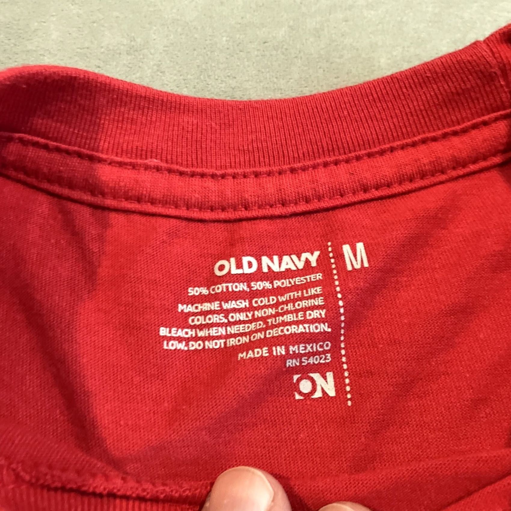 Old Navy Old Navy New England Patriots Red Short Sleeve Crew Neck Graphic T Shirt M Mens Sports Knit Cotton Blend Logo Regular Size US M / EU 48-50 / 2 - 4 Thumbnail