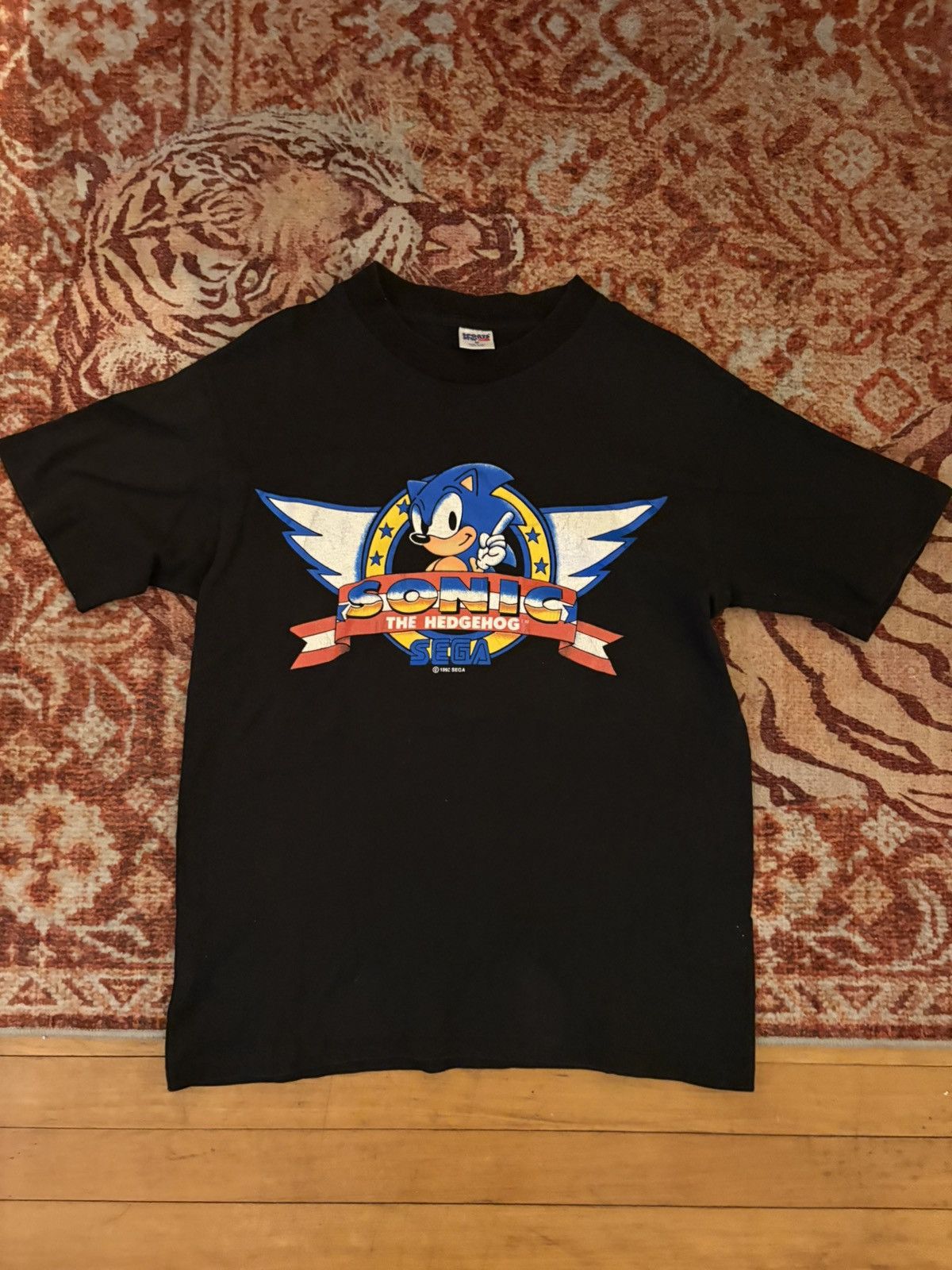 Other 1992 Sonic The Hedgehog SEGA Video Game Promo Size US M / EU 48-50 / 2 - 1 Thumbnail