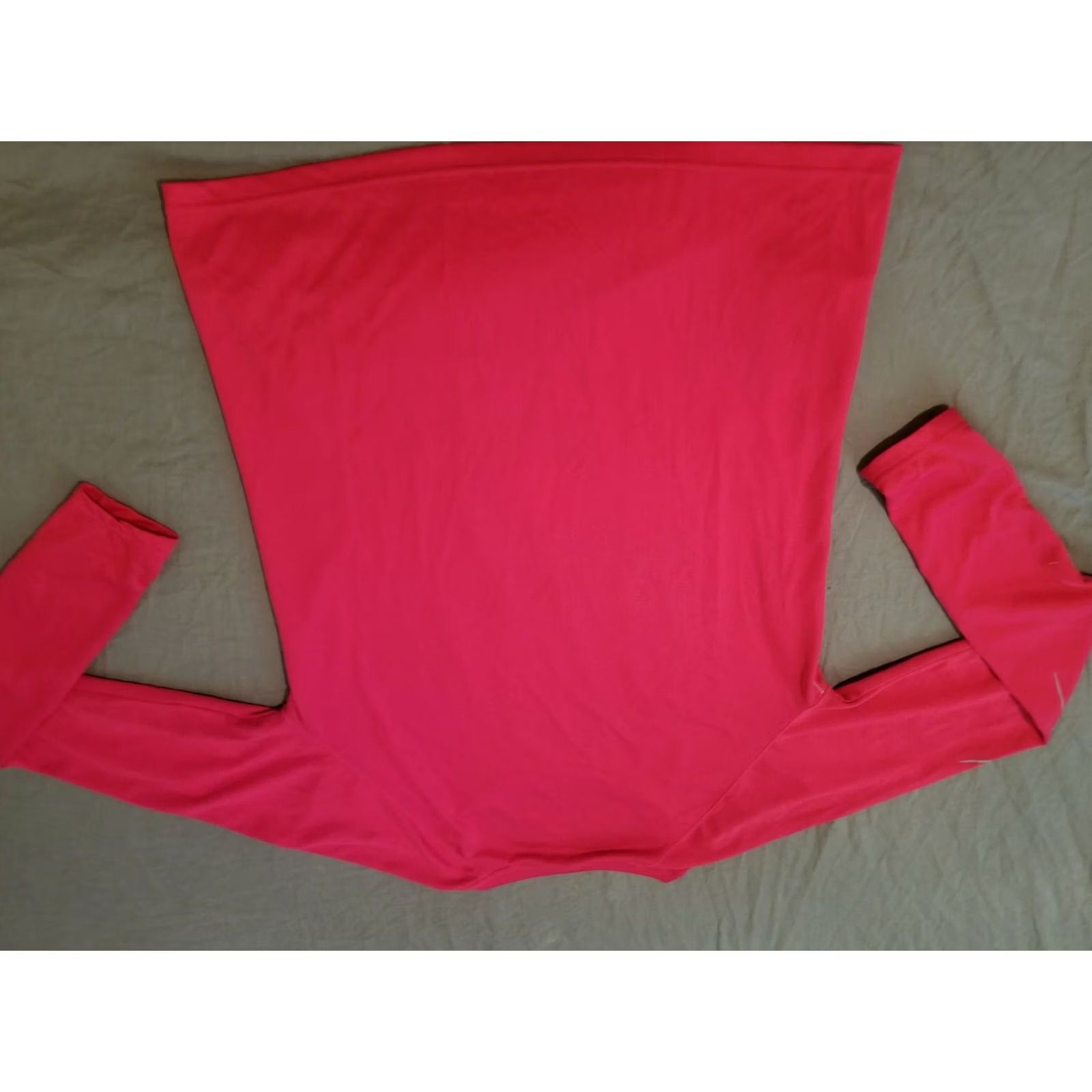 Adidas Womens adidas Shirt L Large Red Athletic Yoga Gym Running T-Shirt Activewear Womens L Red Size L / US 10 / IT 46 - 6 Thumbnail