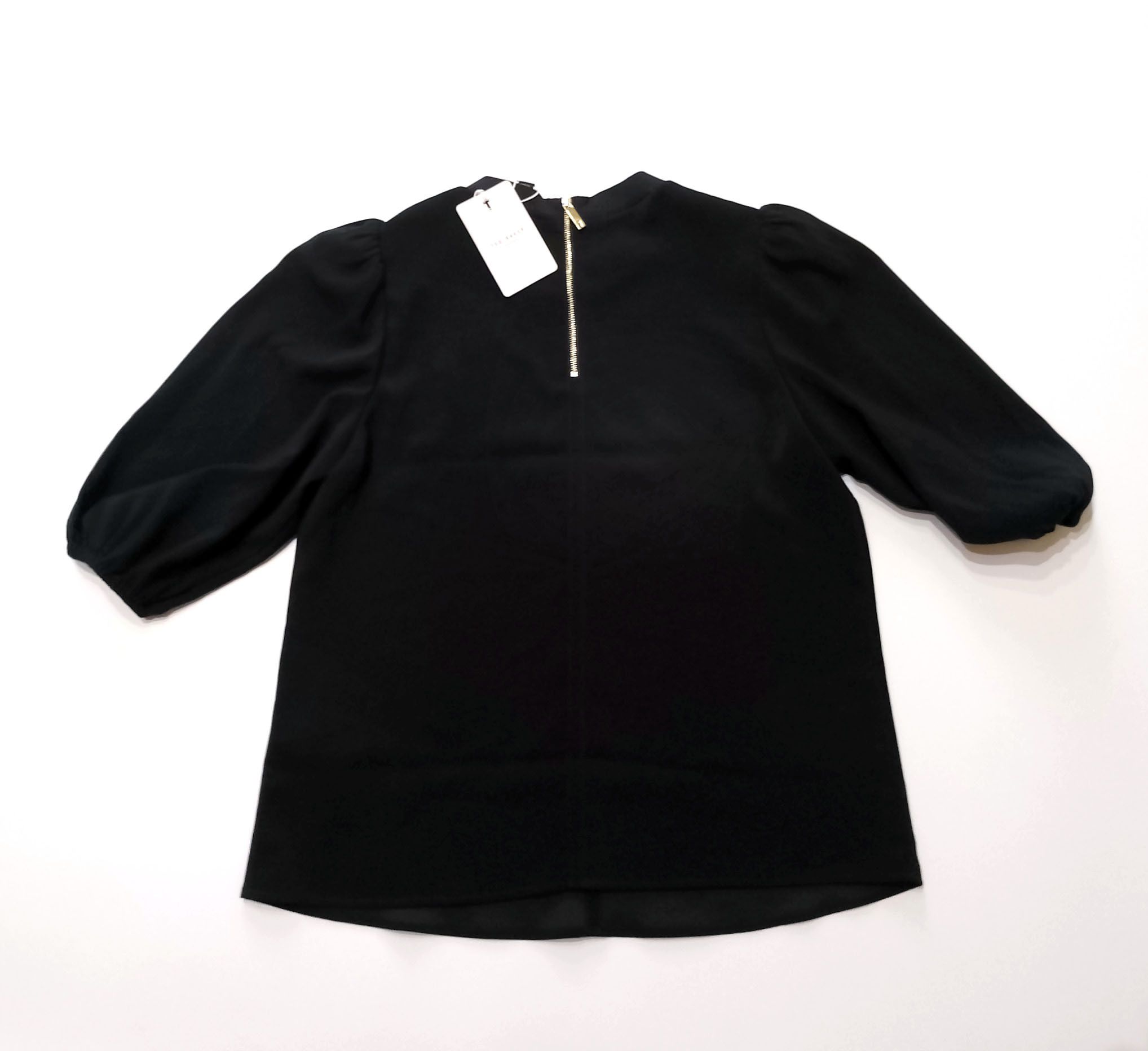 Ted Baker Ted Baker Volume Sleeve Top – Black – Size 2 Size M / US 6-8 / IT 42-44 - 3 Thumbnail