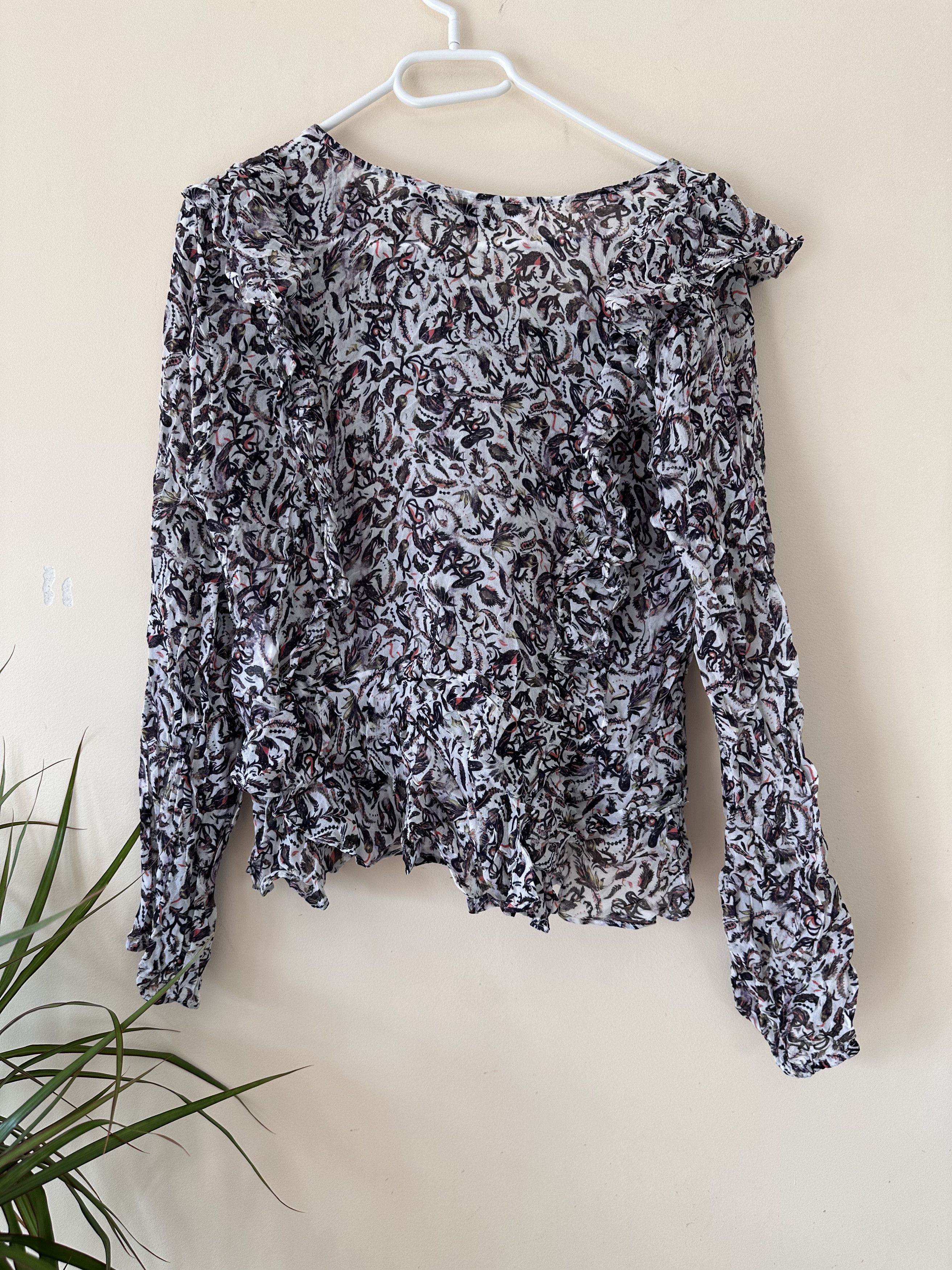 Iro Iro women floral shirt top Size L / US 10 / IT 46 - 6 Thumbnail