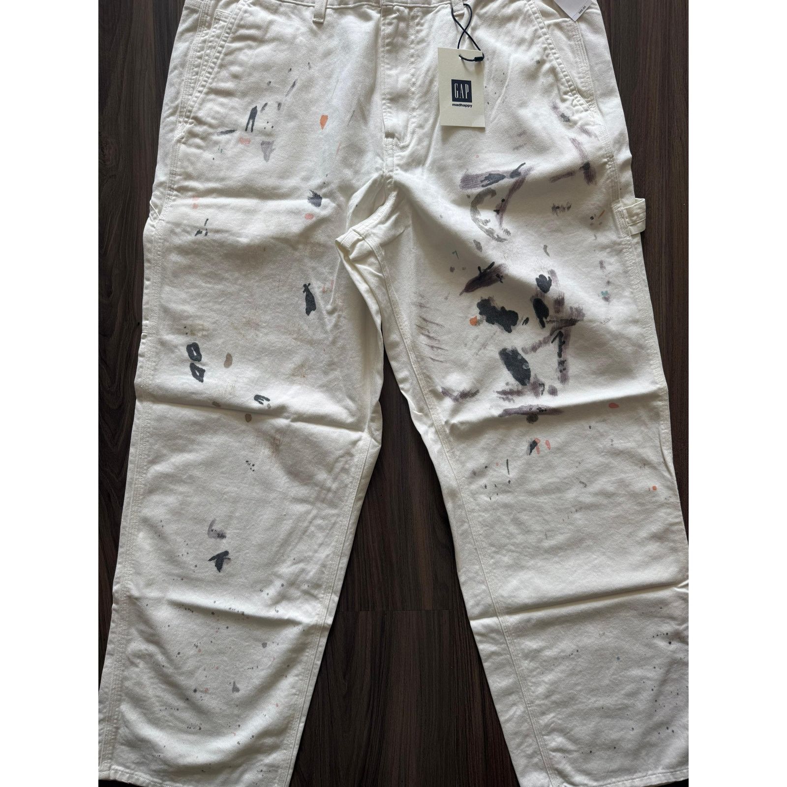 Gap Gap x Madhappy Painter Carpenter Pants White NWT Size US 36 / EU 52 - 3 Thumbnail