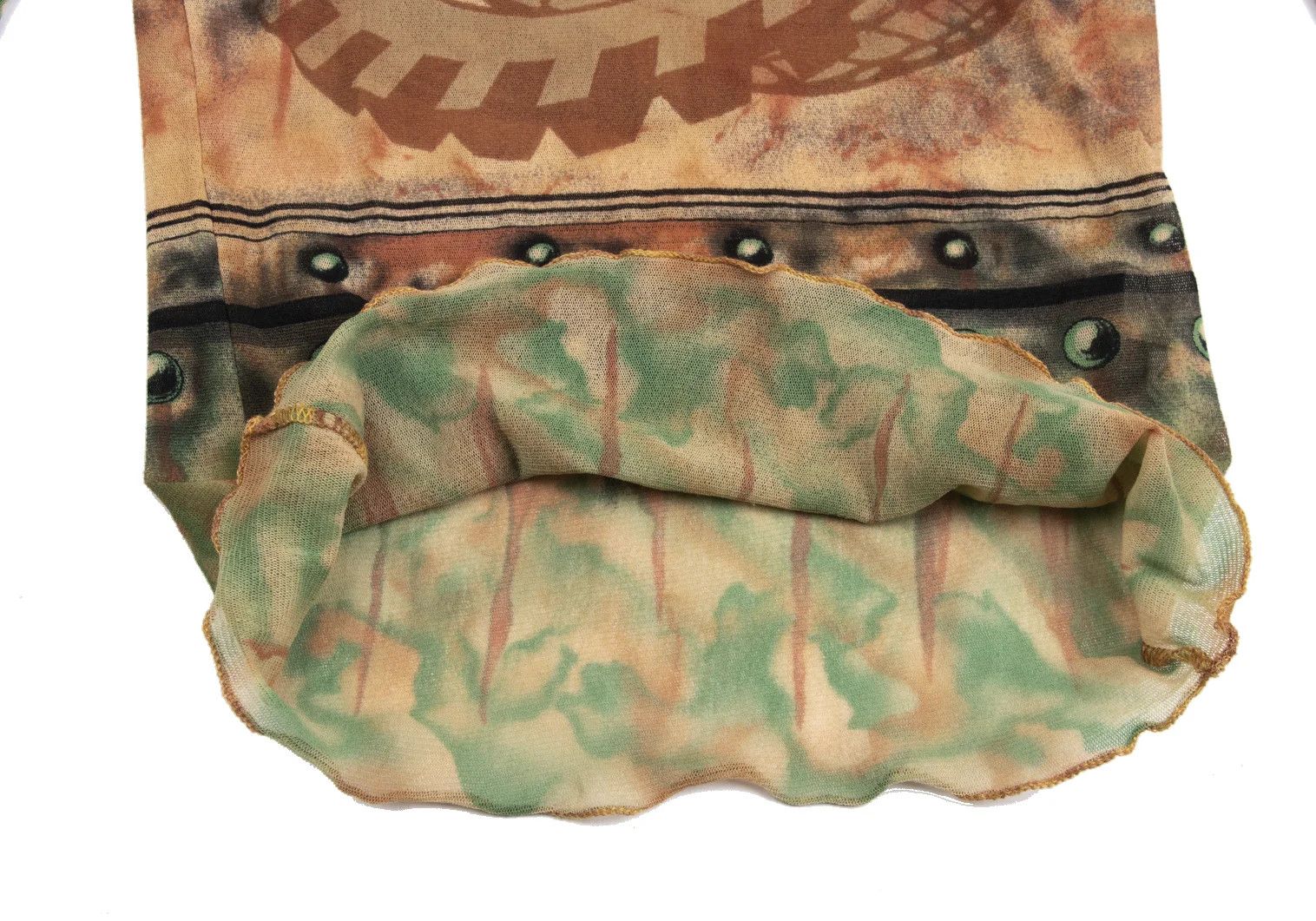 Jean Paul Gaultier Multi Logo Print Power Net Top size 48 Size US M / EU 48-50 / 2 - 9 Thumbnail