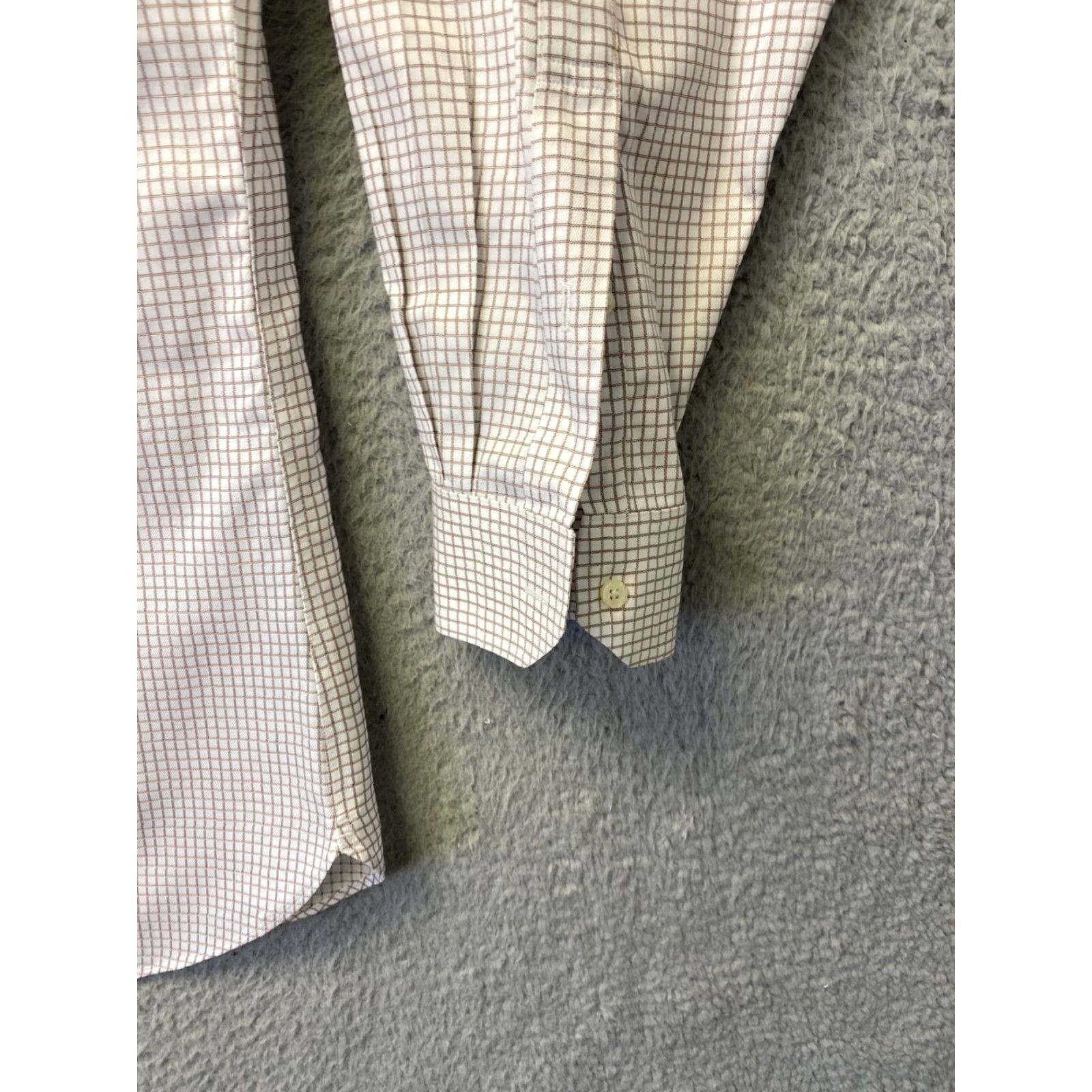 Jos. A. Bank VINTAGE Jos. A. Bank Shirt Adult 16 1/2 34 brown Striped Button-Up Mens Long Sleeve Button-Up 96-25 Size US L / EU 52-54 / 3 - 5 Thumbnail
