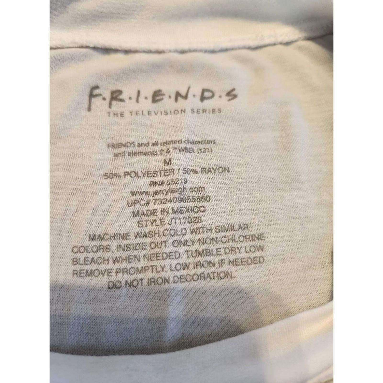Vintage Friends TV Show Together Is Better Shirt Womens Medium White T Size M / US 6-8 / IT 42-44 - 2 Thumbnail