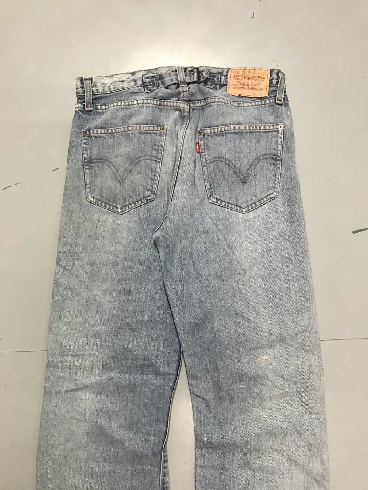 Levi's Vintage Levi’s buckle belt distressed denim Size US 32 / EU 48 - 8 Thumbnail