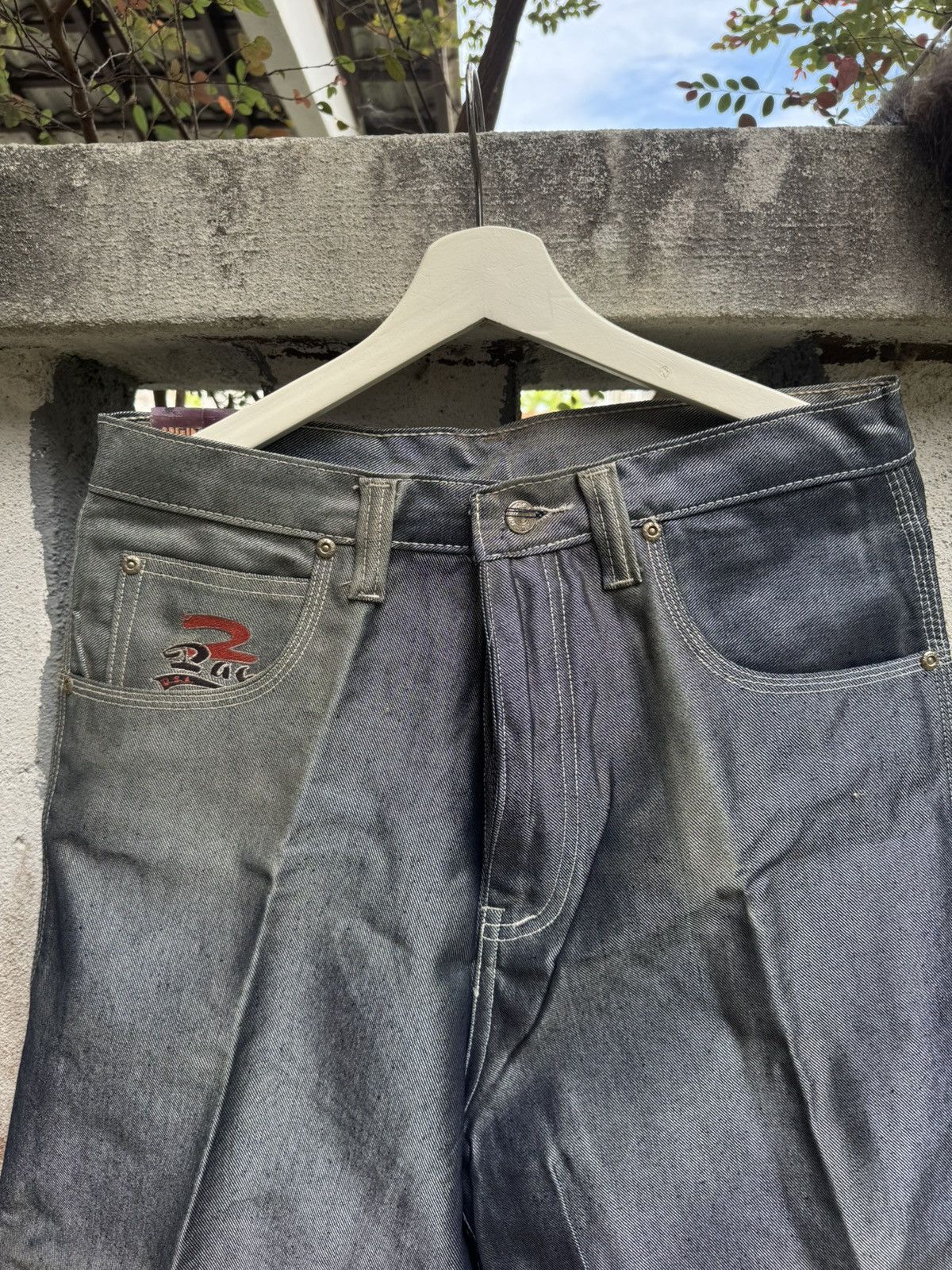 If Six Was Nine × Rap Tees × Vintage VERY RARE 🔥Vintage 90s 2PAC TUPAC HIPHOP BAGGY JEANS BOSS02 Size US 32 / EU 48 - 10 Thumbnail