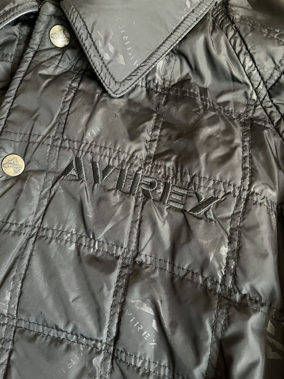 Avirex × Leather Avirex Wool/Leather Varsity Reversible Bomber Jacket Size US XL / EU 56 / 4 - 19 Thumbnail