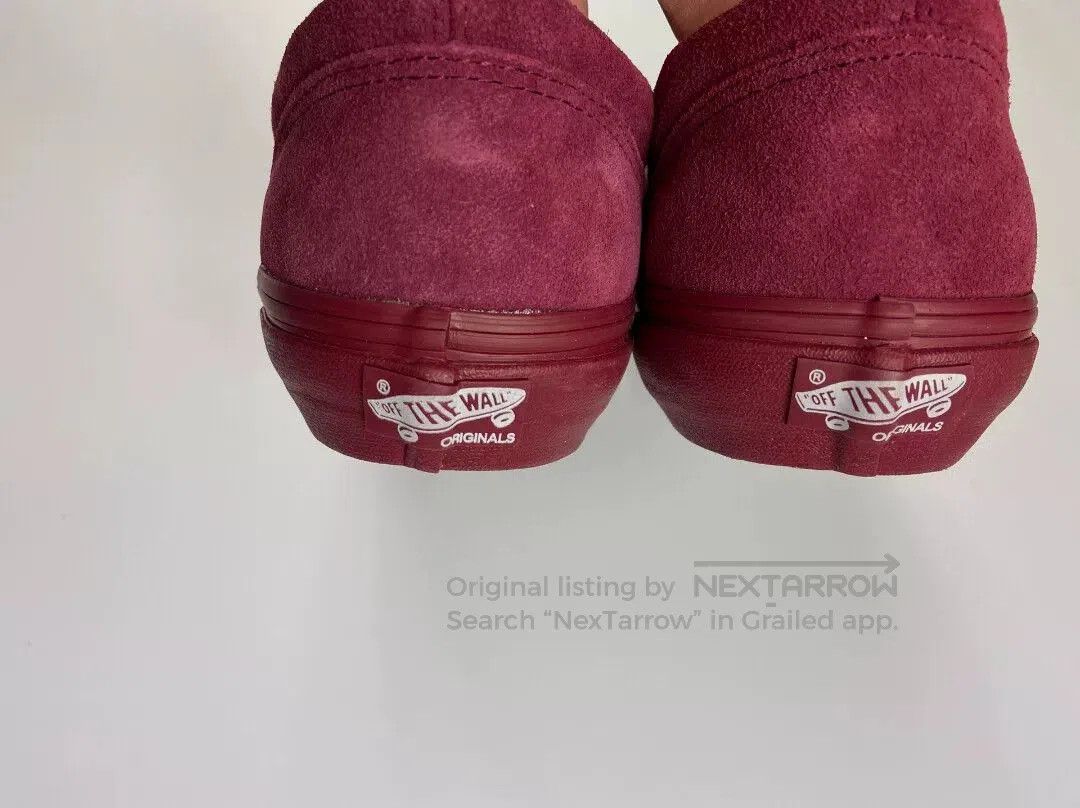Wtaps vans sk8 hi sneakers in rich burgundy. Size US 10 / EU 43 - 3 Thumbnail